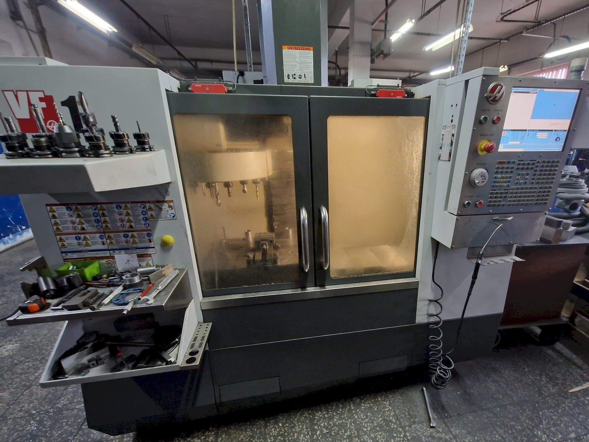 Front view of HAAS VF-1  machine