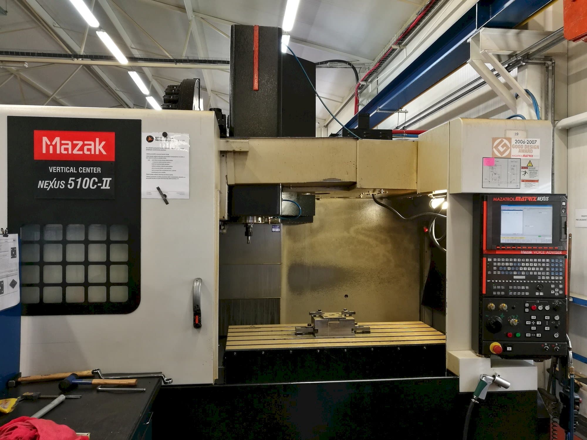 Front view of Mazak VC Nexus 510C-II  machine