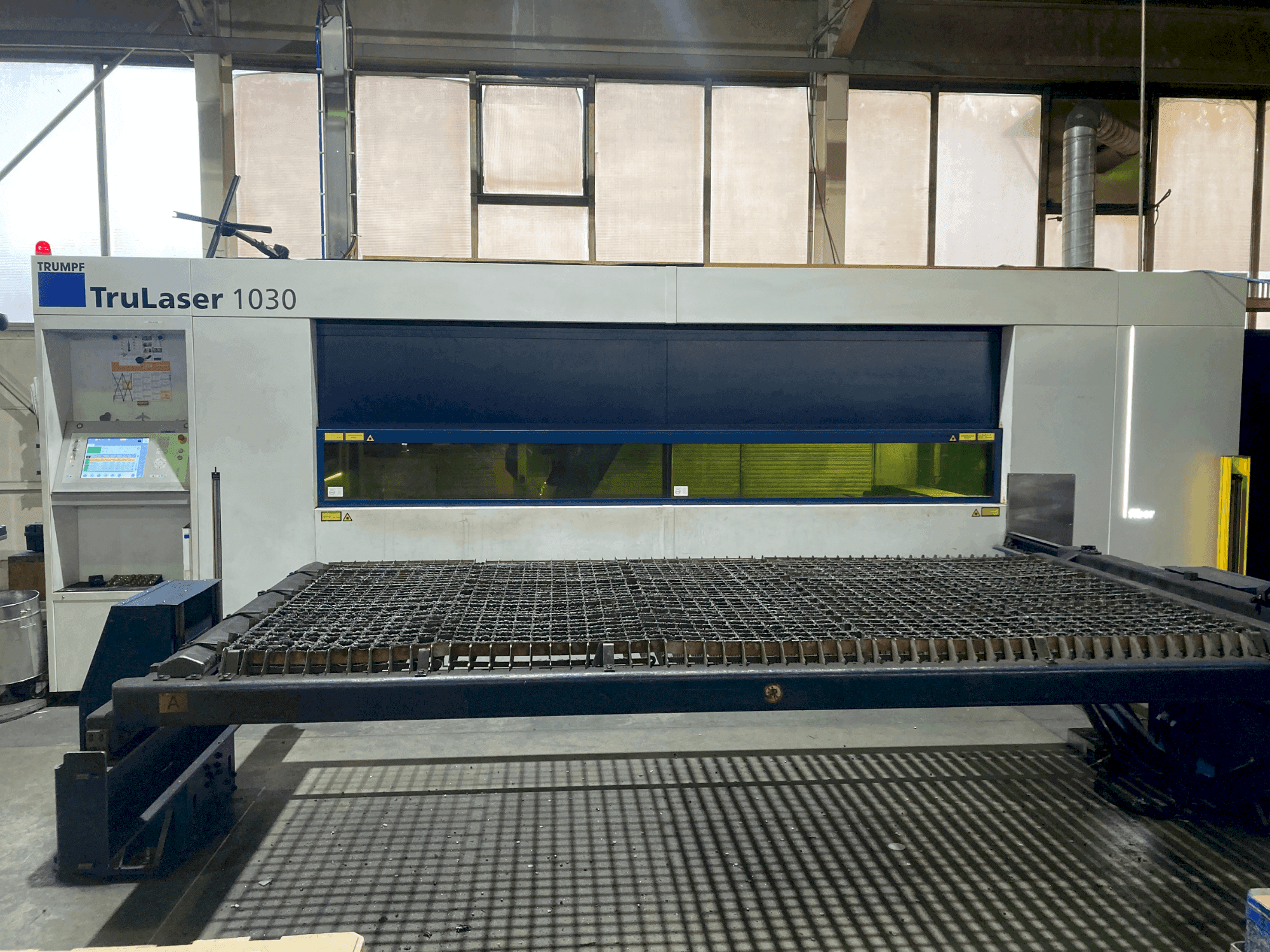 Front view of TRUMPF TruLaser 1030  machine