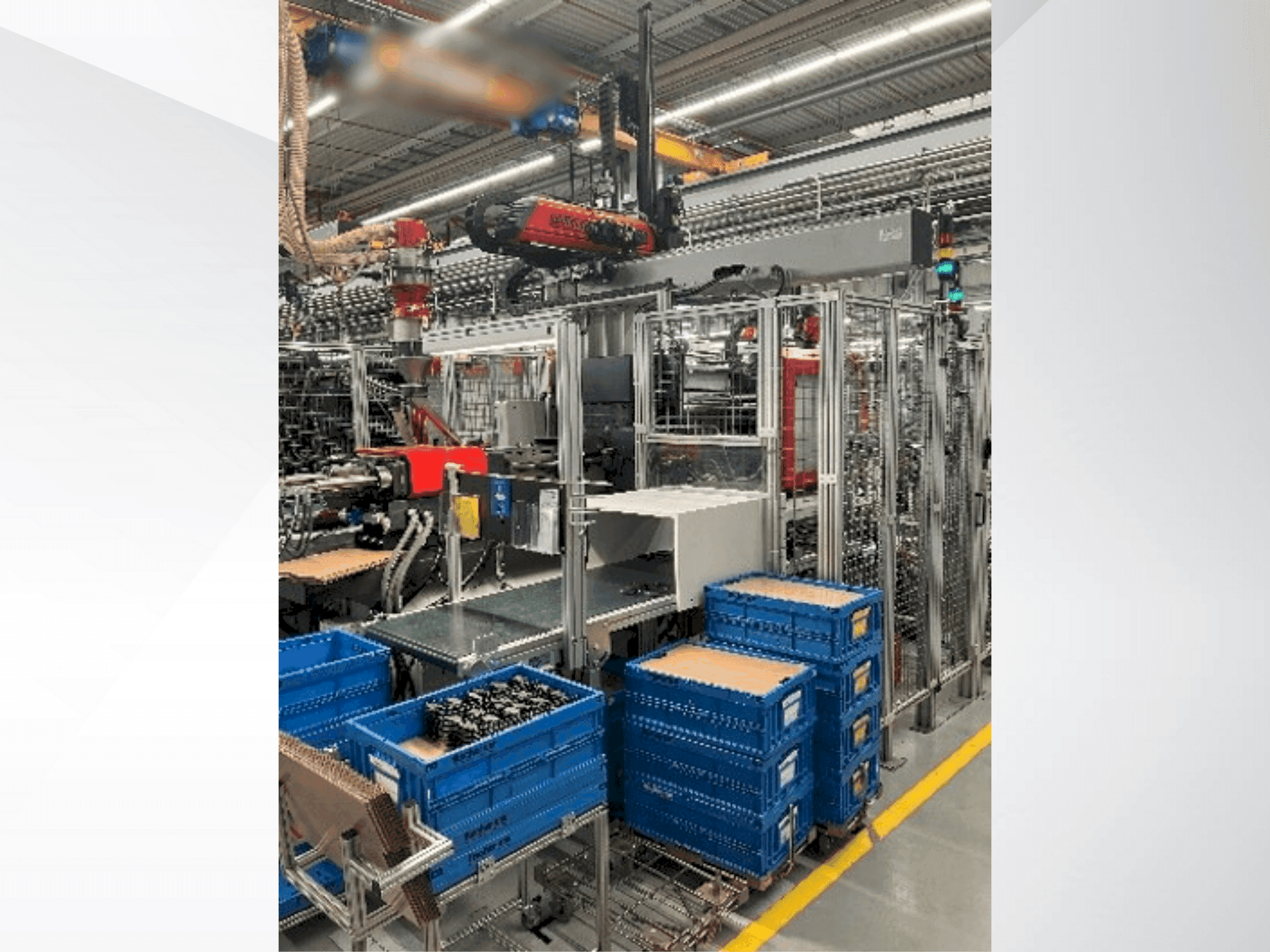 Front view of Arburg Allrounder 470 S 1300-350 (2004)  machine