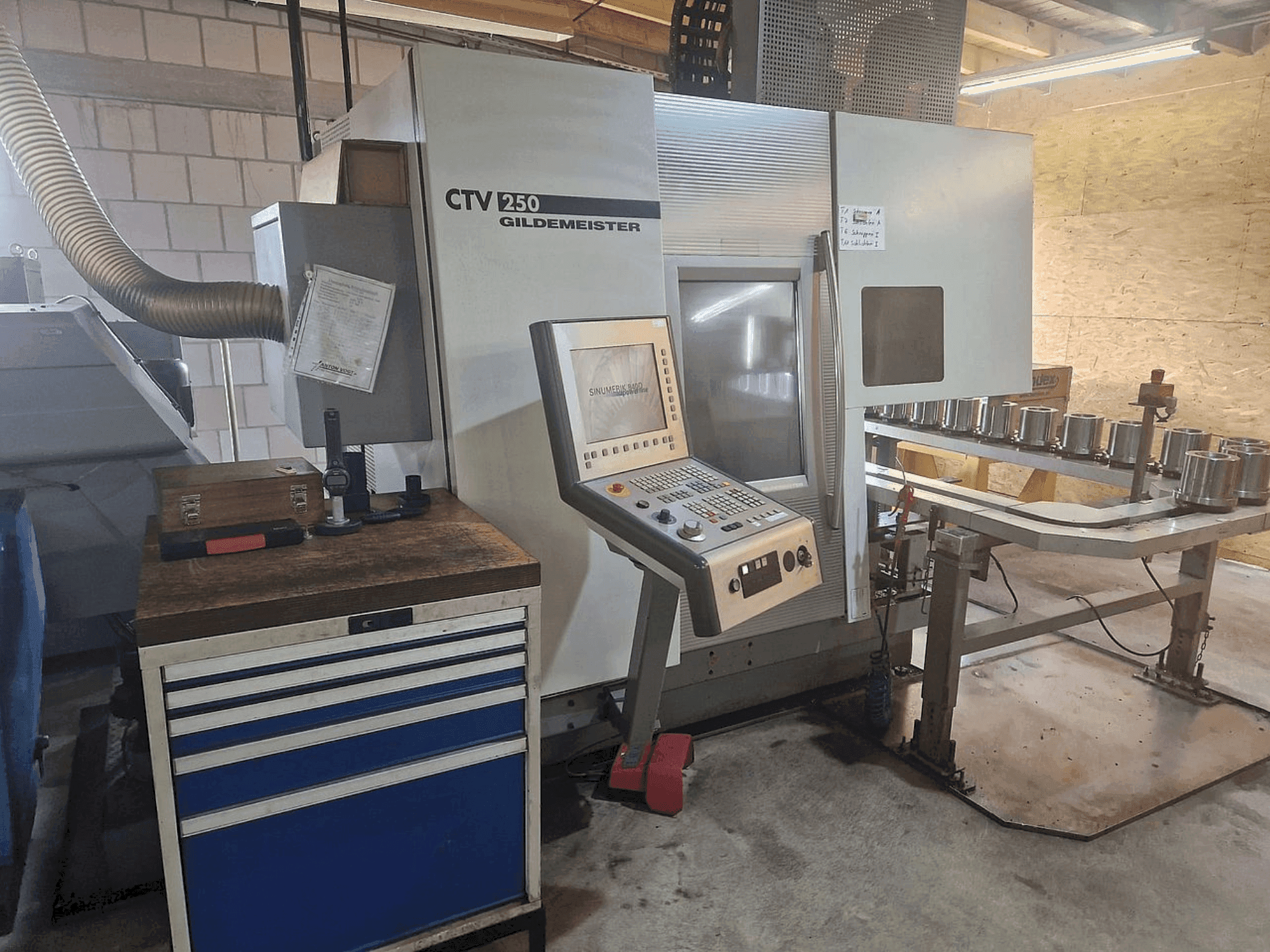 Front view of DMG GILDEMEISTER CTV 250  machine