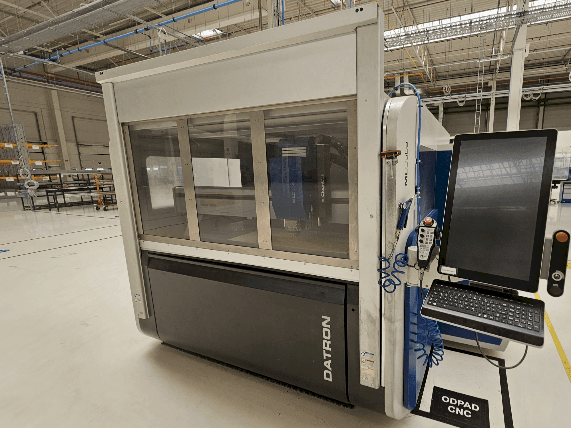 Front view of Datron MLCube B LS  machine