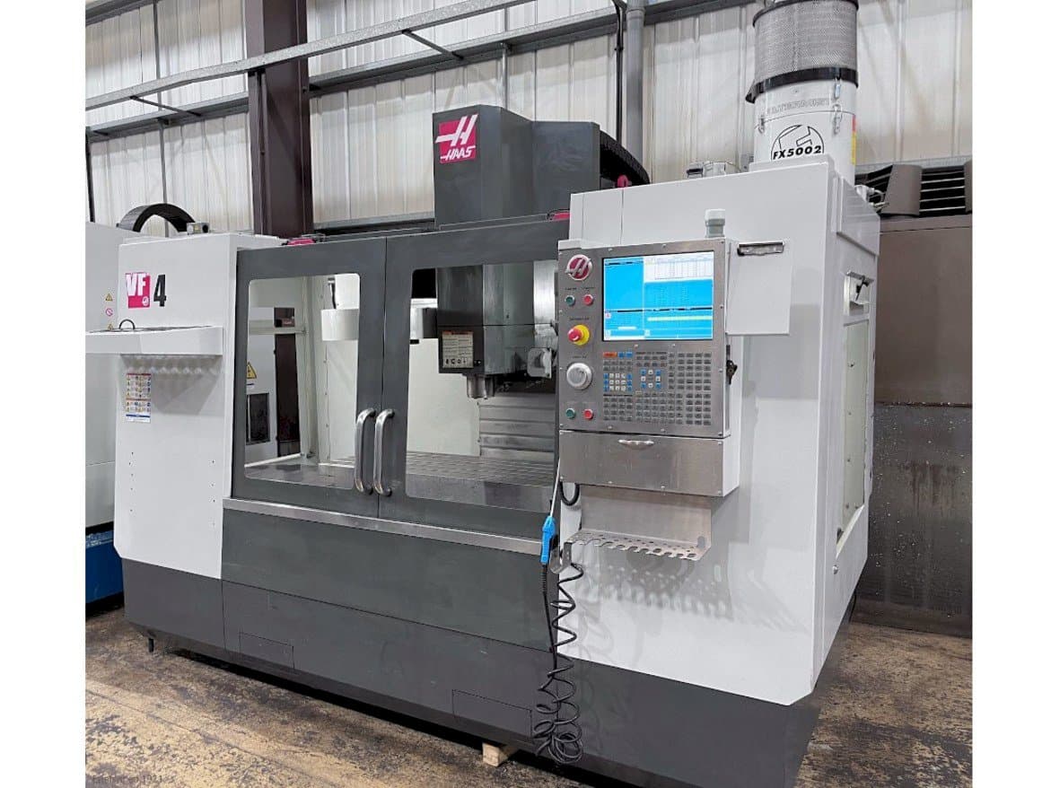 Front view of HAAS VF-4  machine