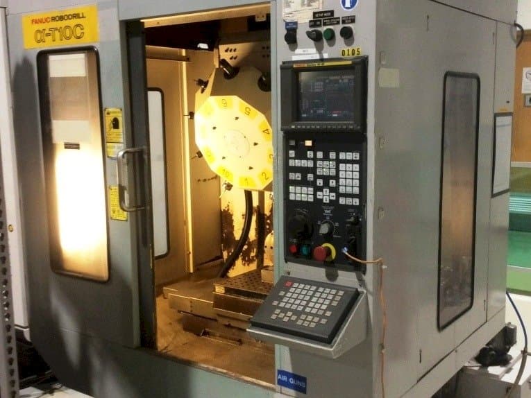 Front view of FANUC RoboDrill Q-T10C  machine