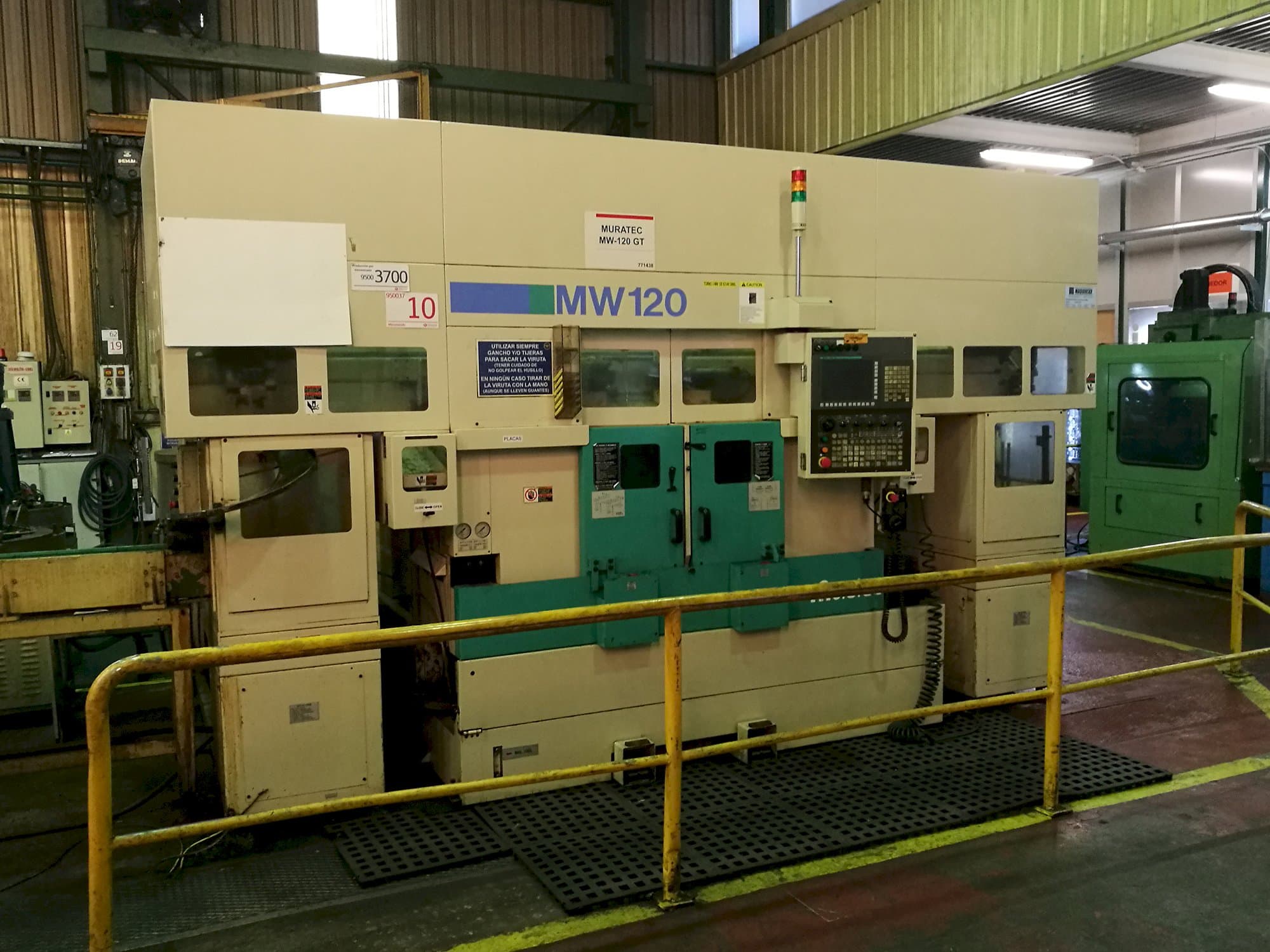 Front view of MURATA Muratec MW 120 Machine