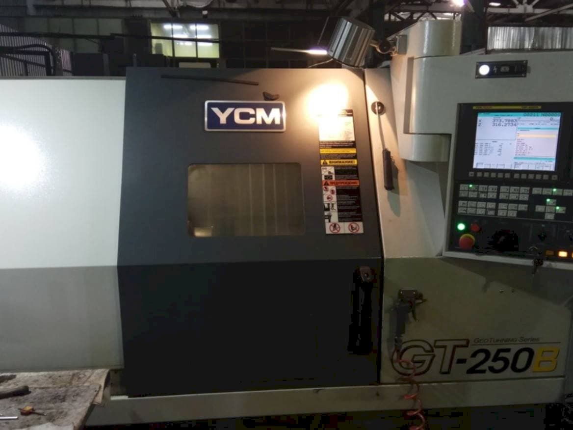 Front view of YCM GT250B  machine