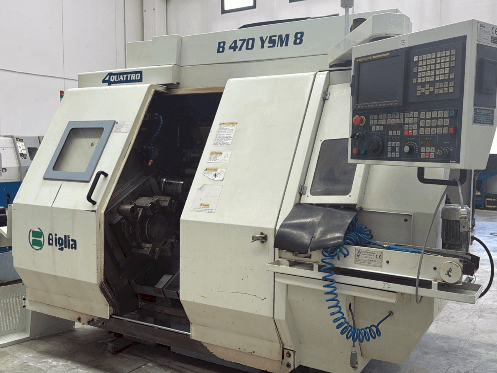 Front view of Biglia B470 YSM  machine