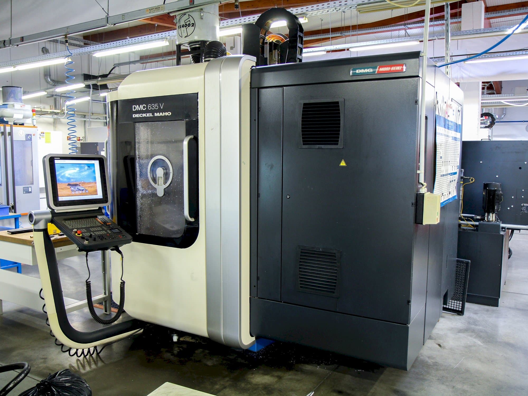 Front view of DMG MORI DMC 635V PW  machine