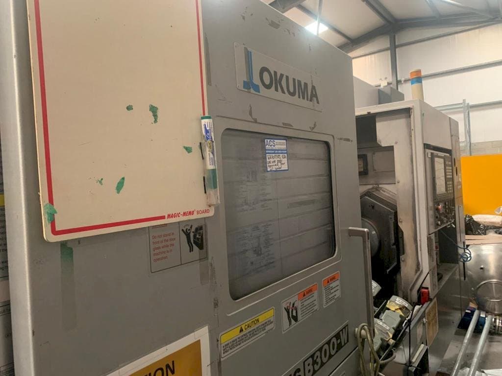 Front view of Okuma Multus B-300W  machine