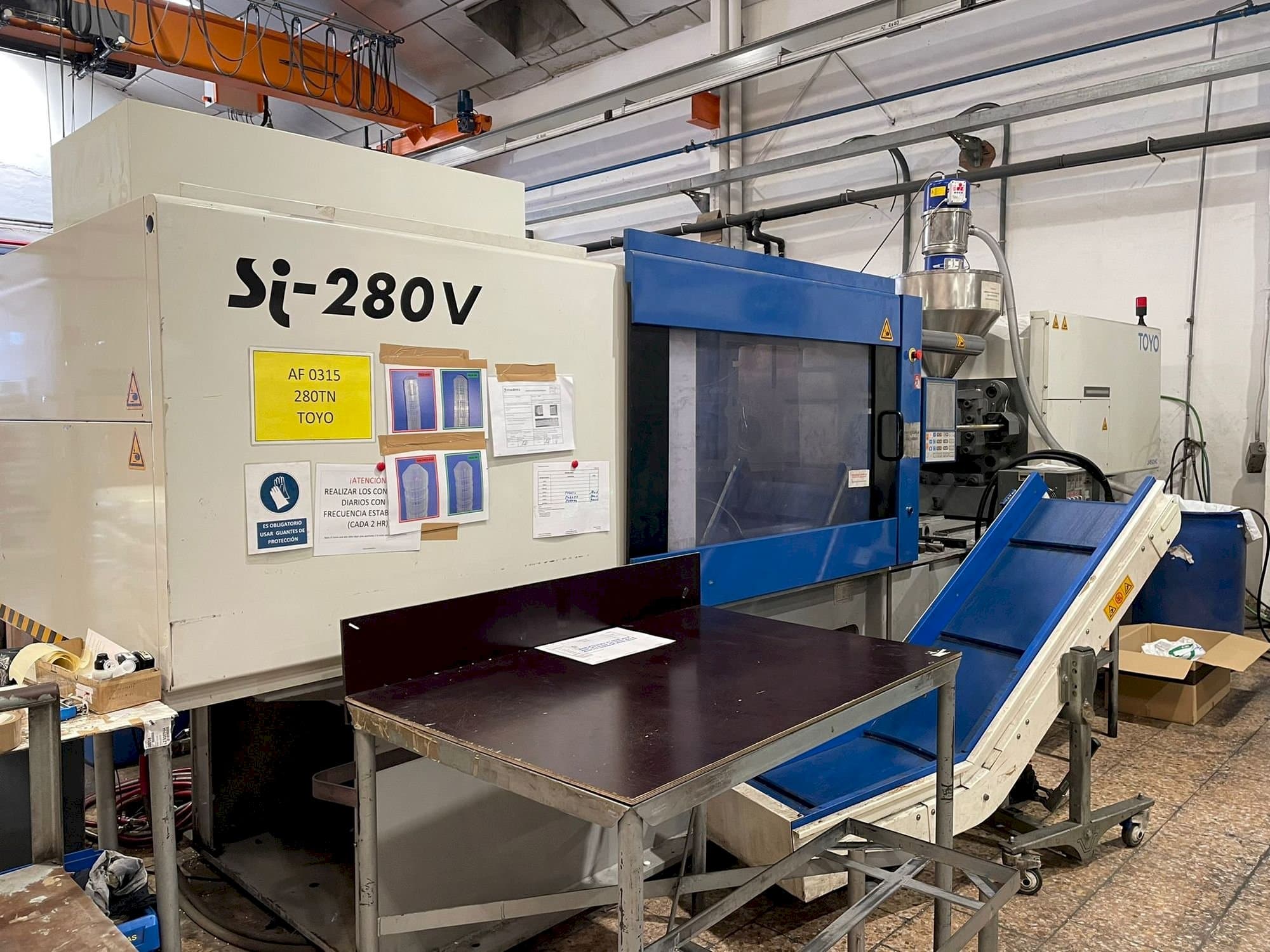 Front view of Toyo Si-280-V  machine