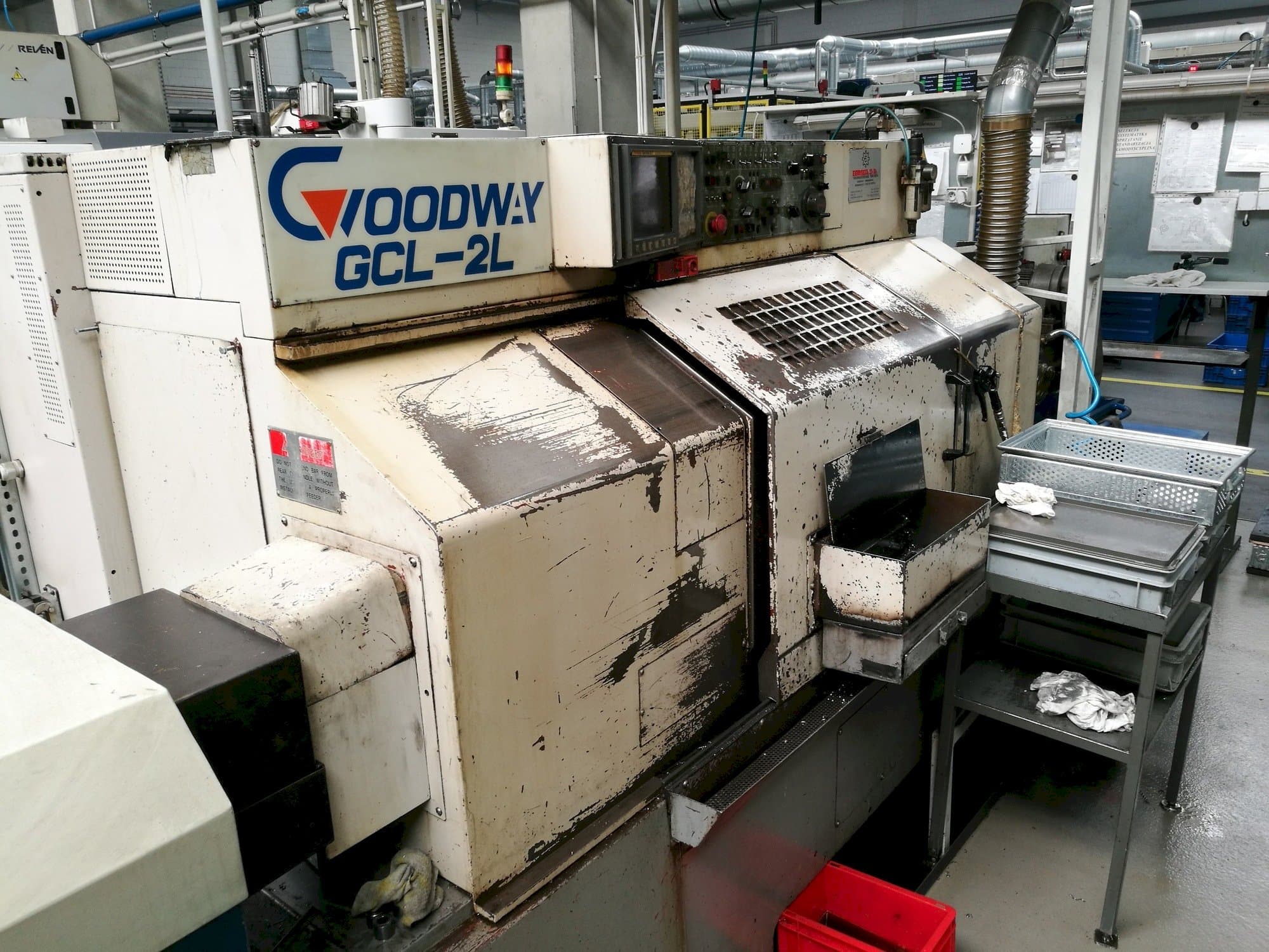 Front view of Goodway GCL-2L  machine