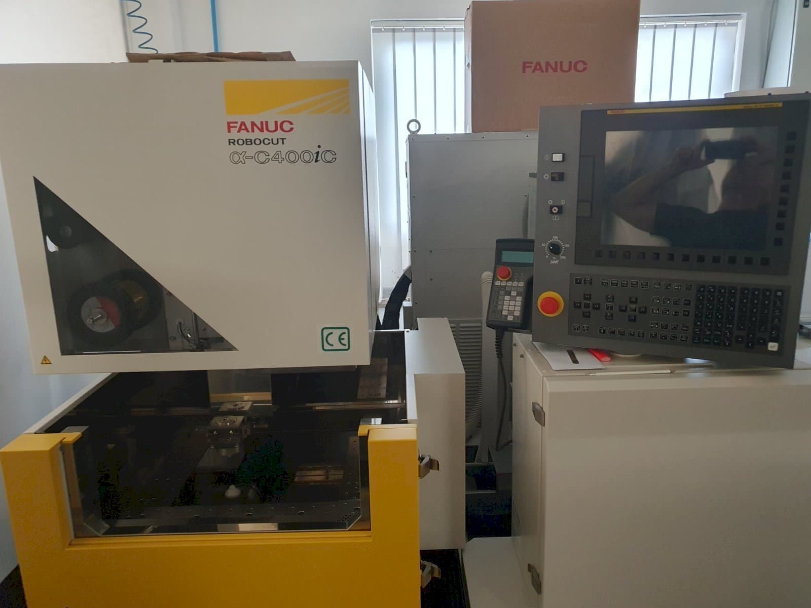 Front view of FANUC Robocut C400iC  machine