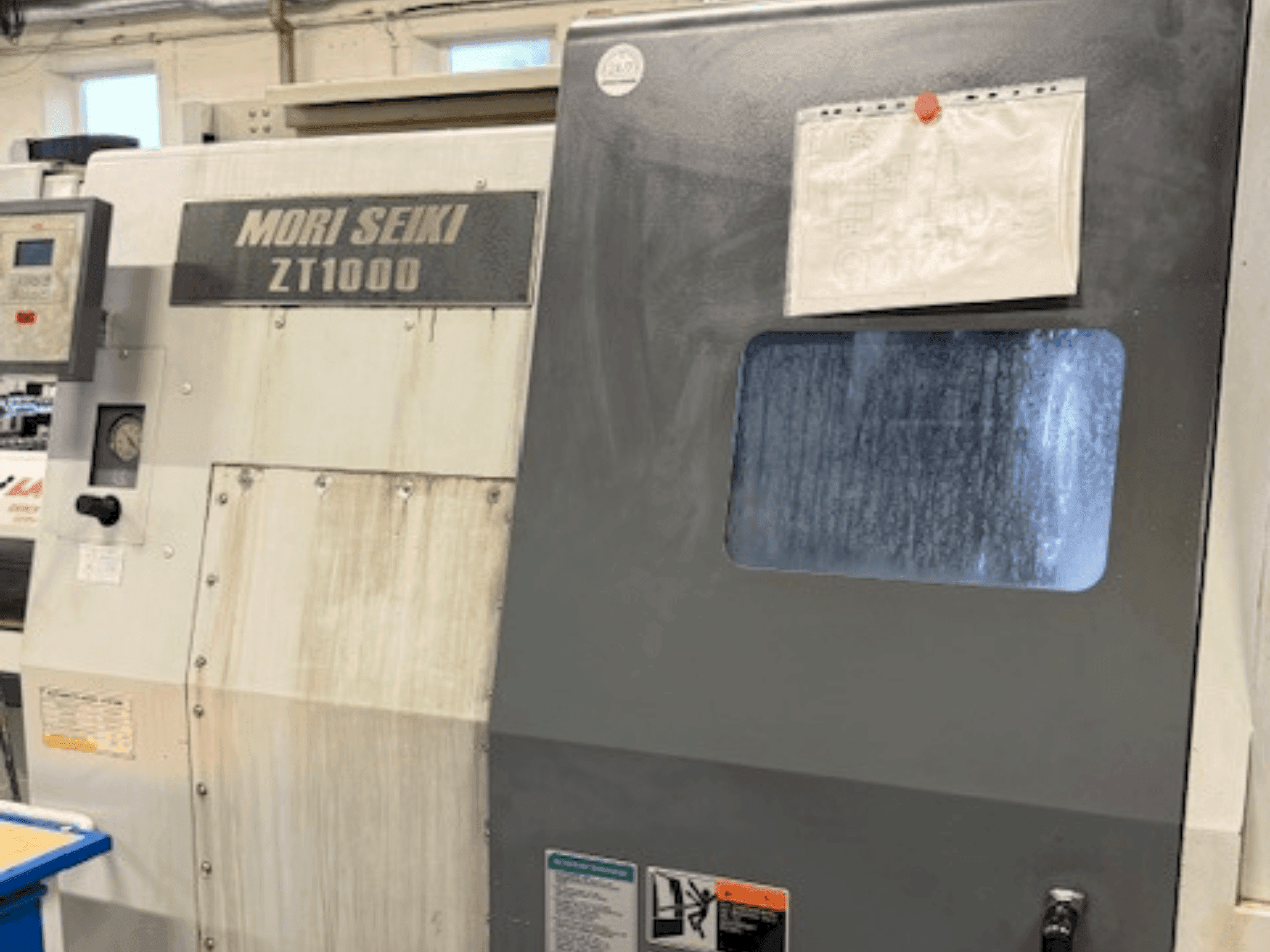 Front view of MORI SEIKI ZT1000Y  machine