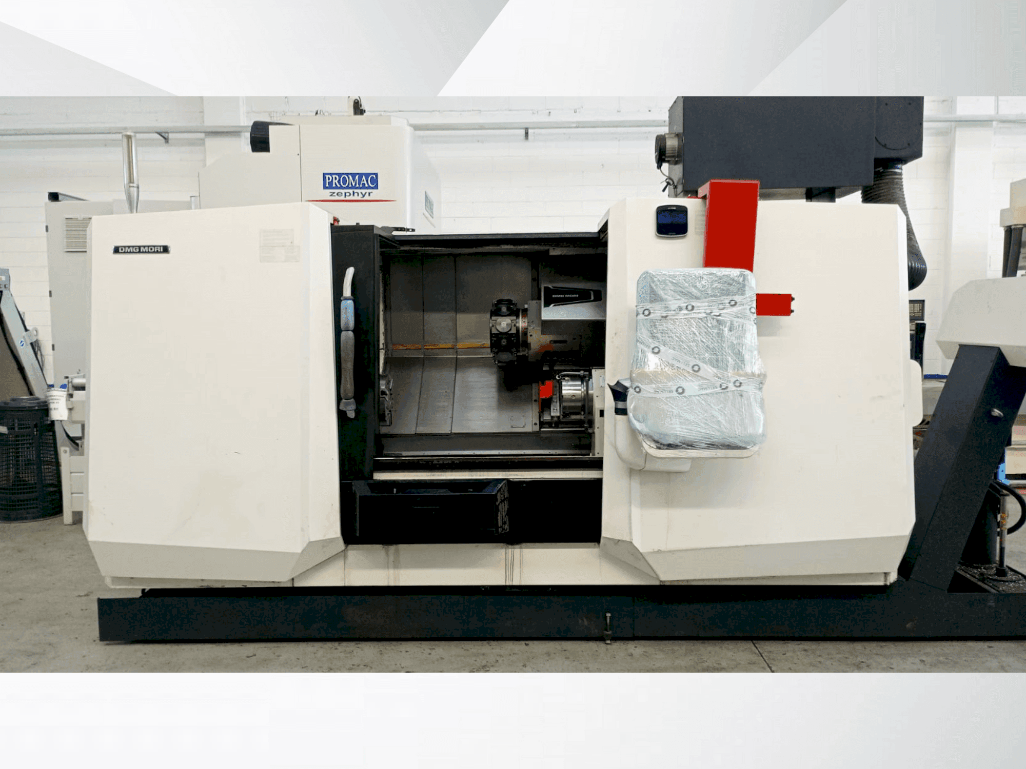 Front view of DMG MORI CLX 550  machine