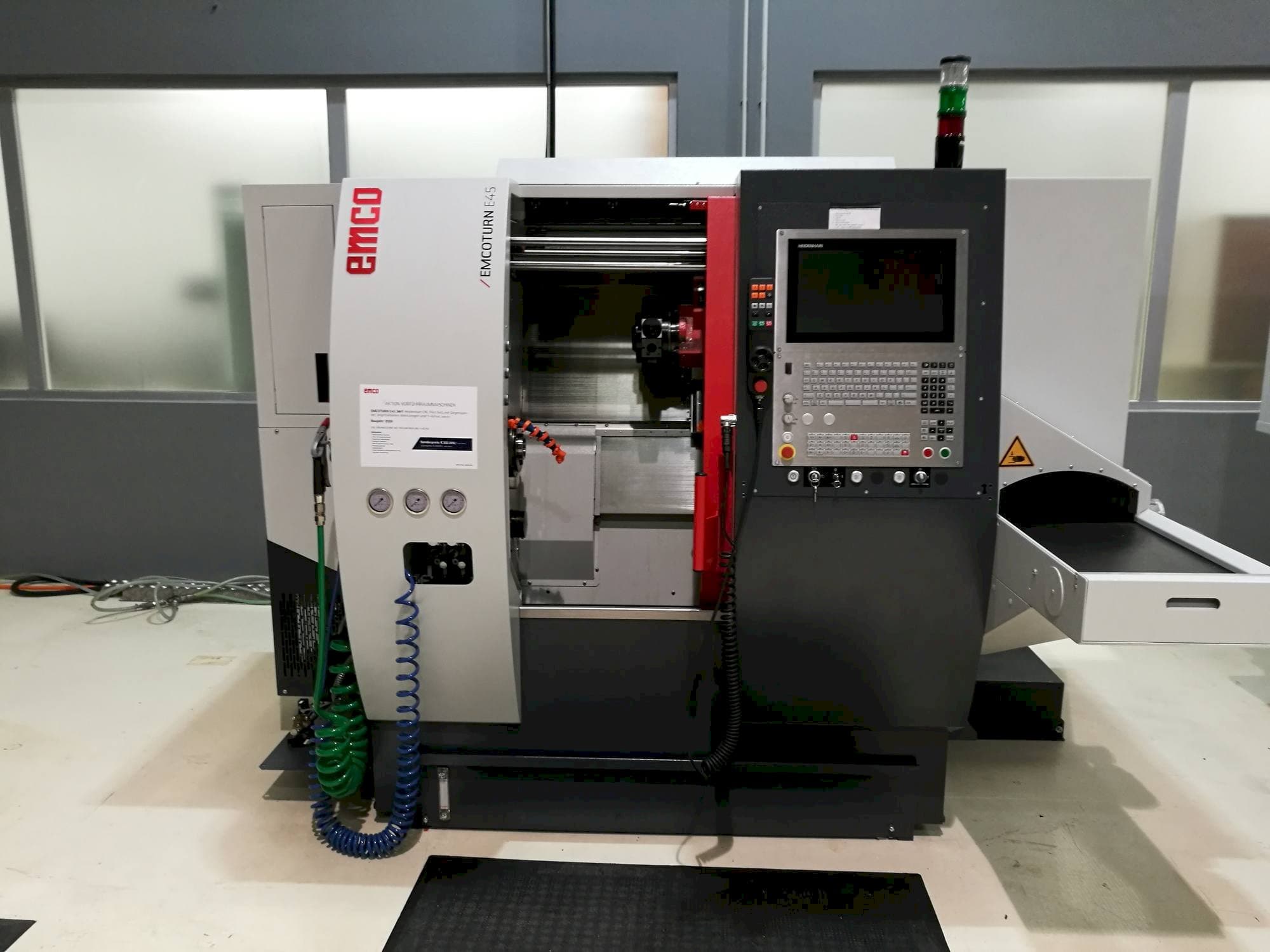 Front view of EMCO E45 SMY  machine