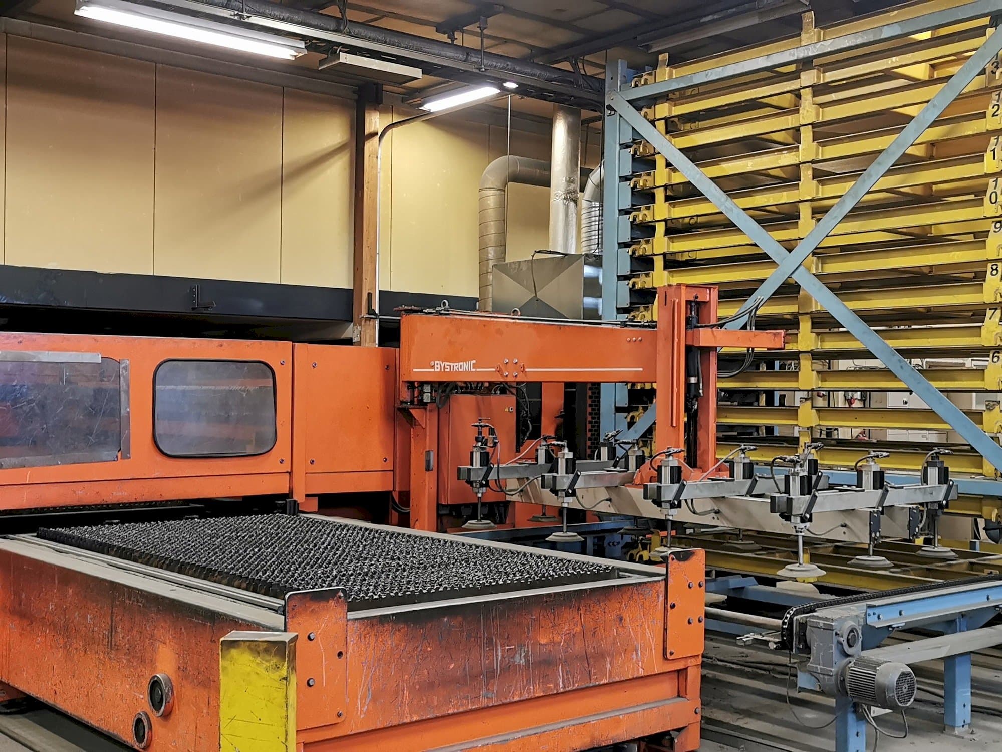 Front view of Bystronic BTL 3500  machine