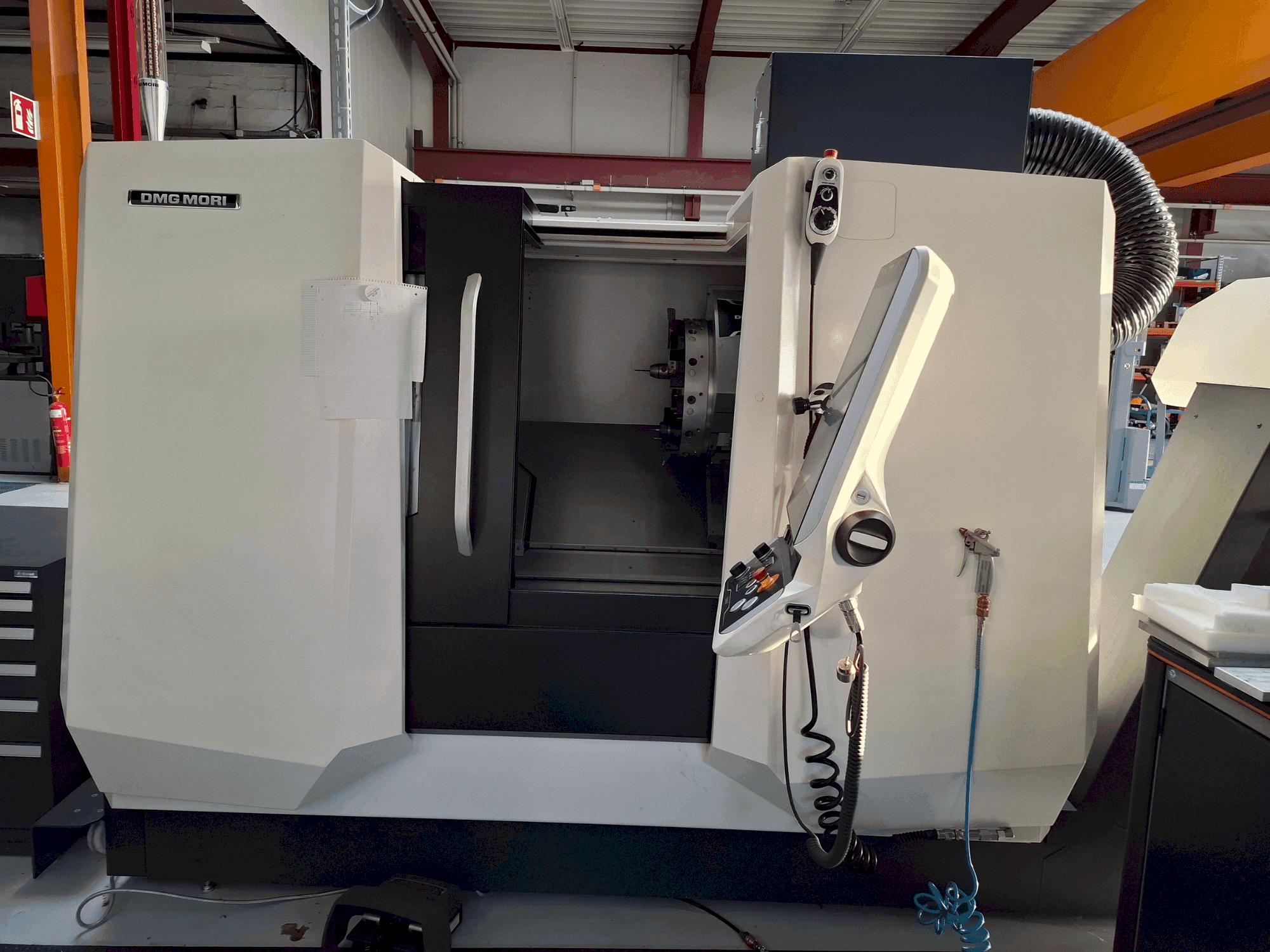 Front view of DMG MORI CLX 350 V3  machine
