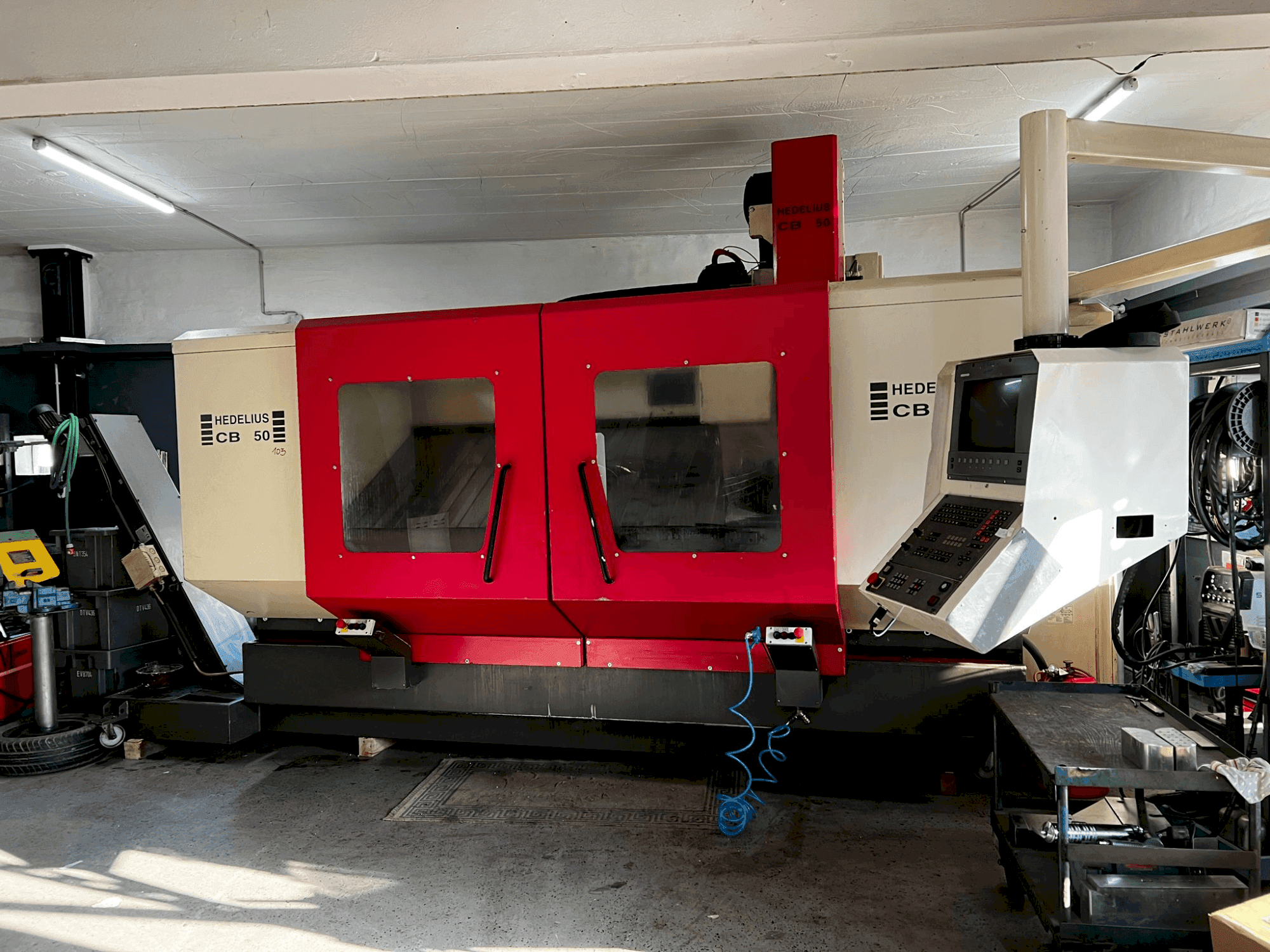 Front view of HEDELIUS CB 50  machine