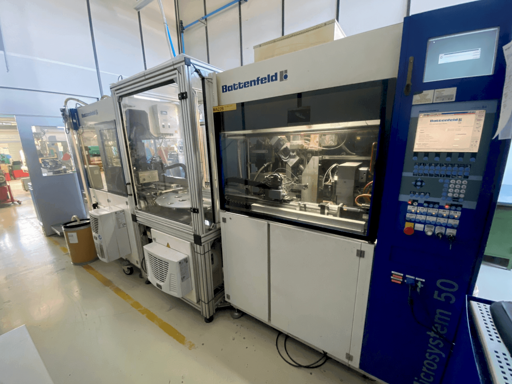 Front view of Battenfeld Microsystem MM 50/50  machine