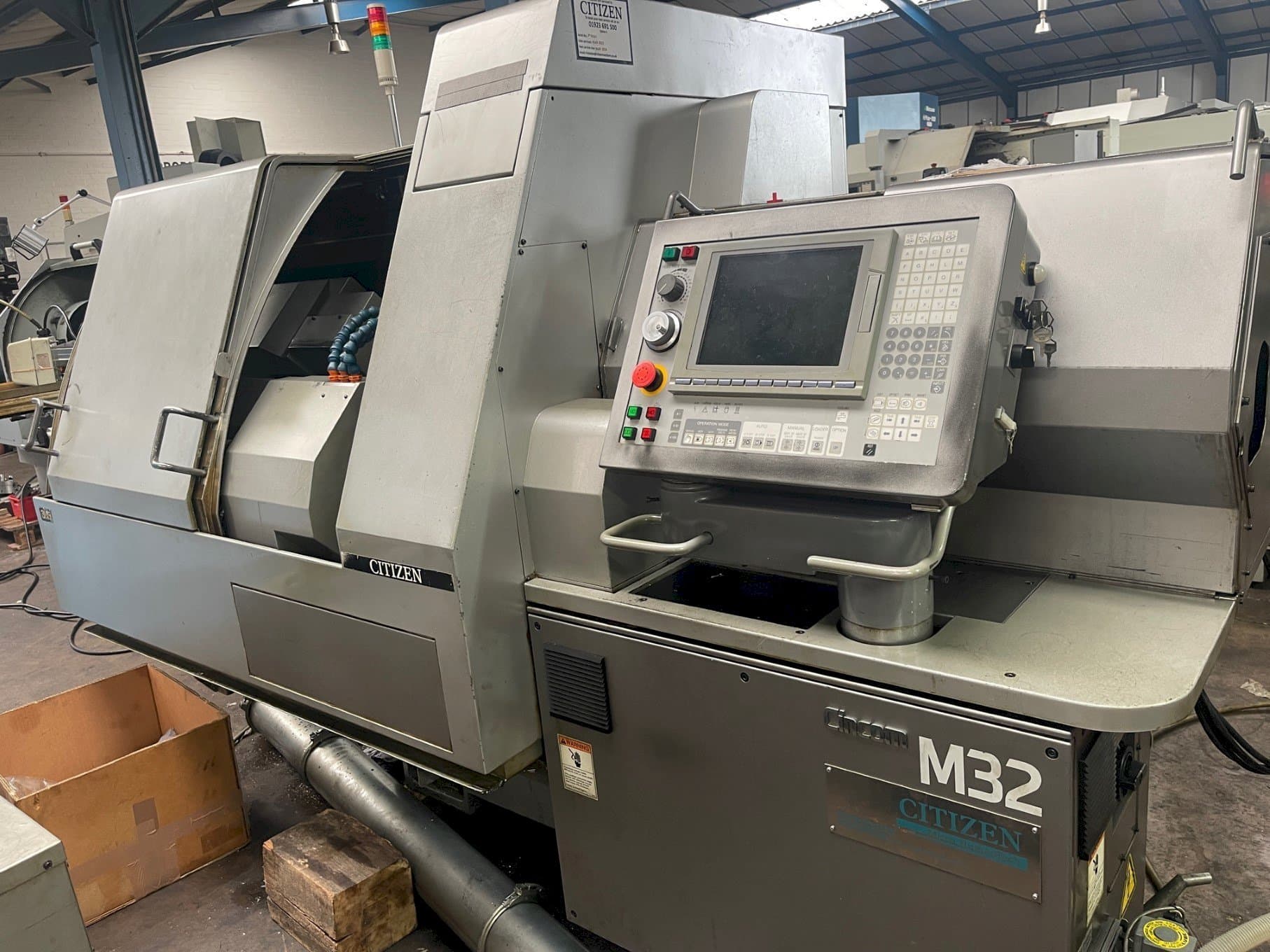 Front view of Citizen M-32V  machine