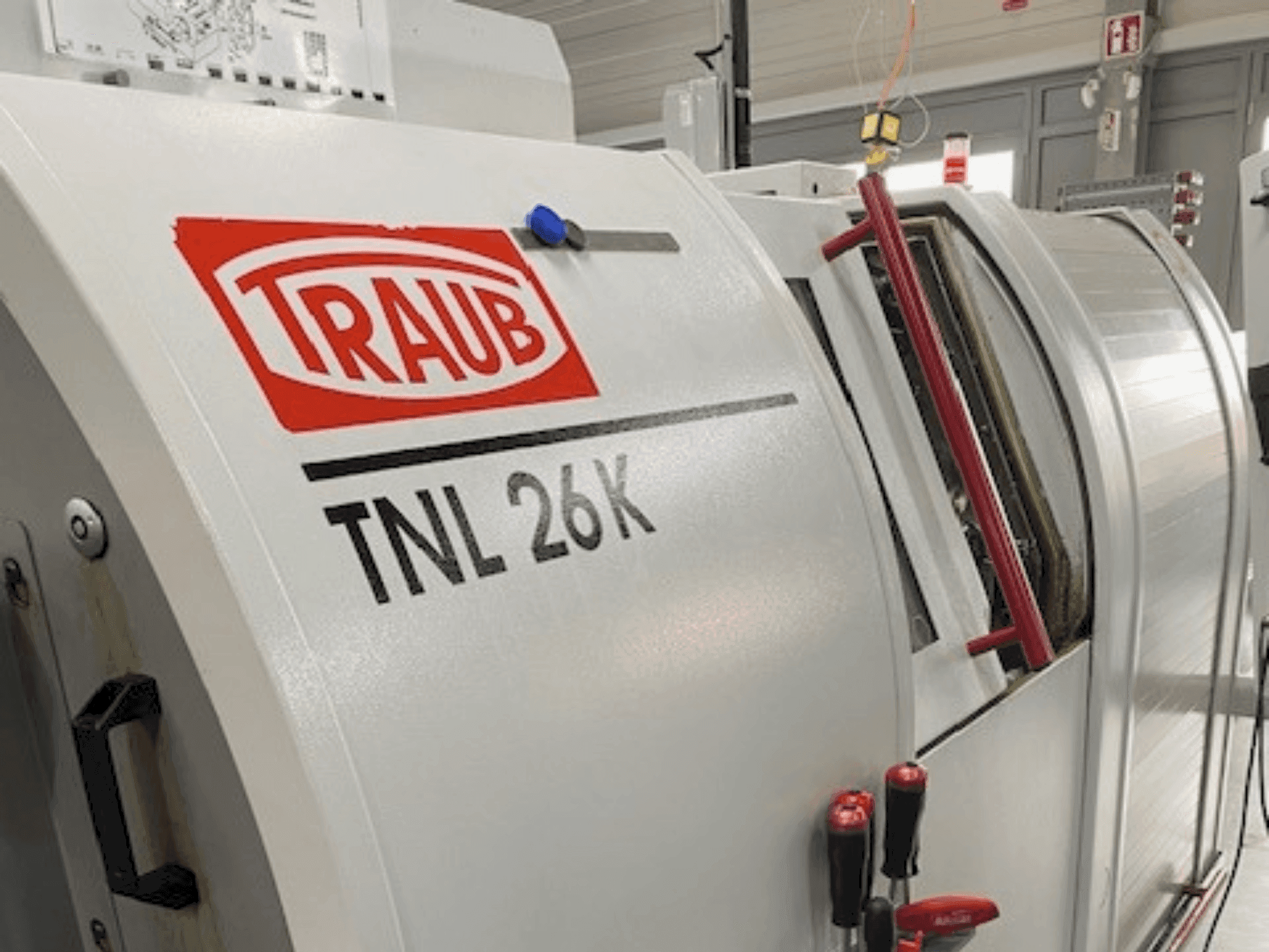 Front view of TRAUB TNL 26 K  machine