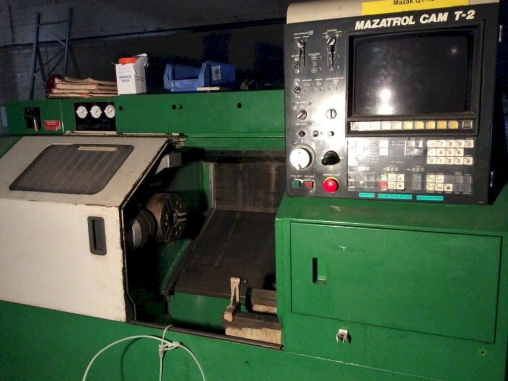 Front view of Mazak Super QuickTurn 15MS  machine