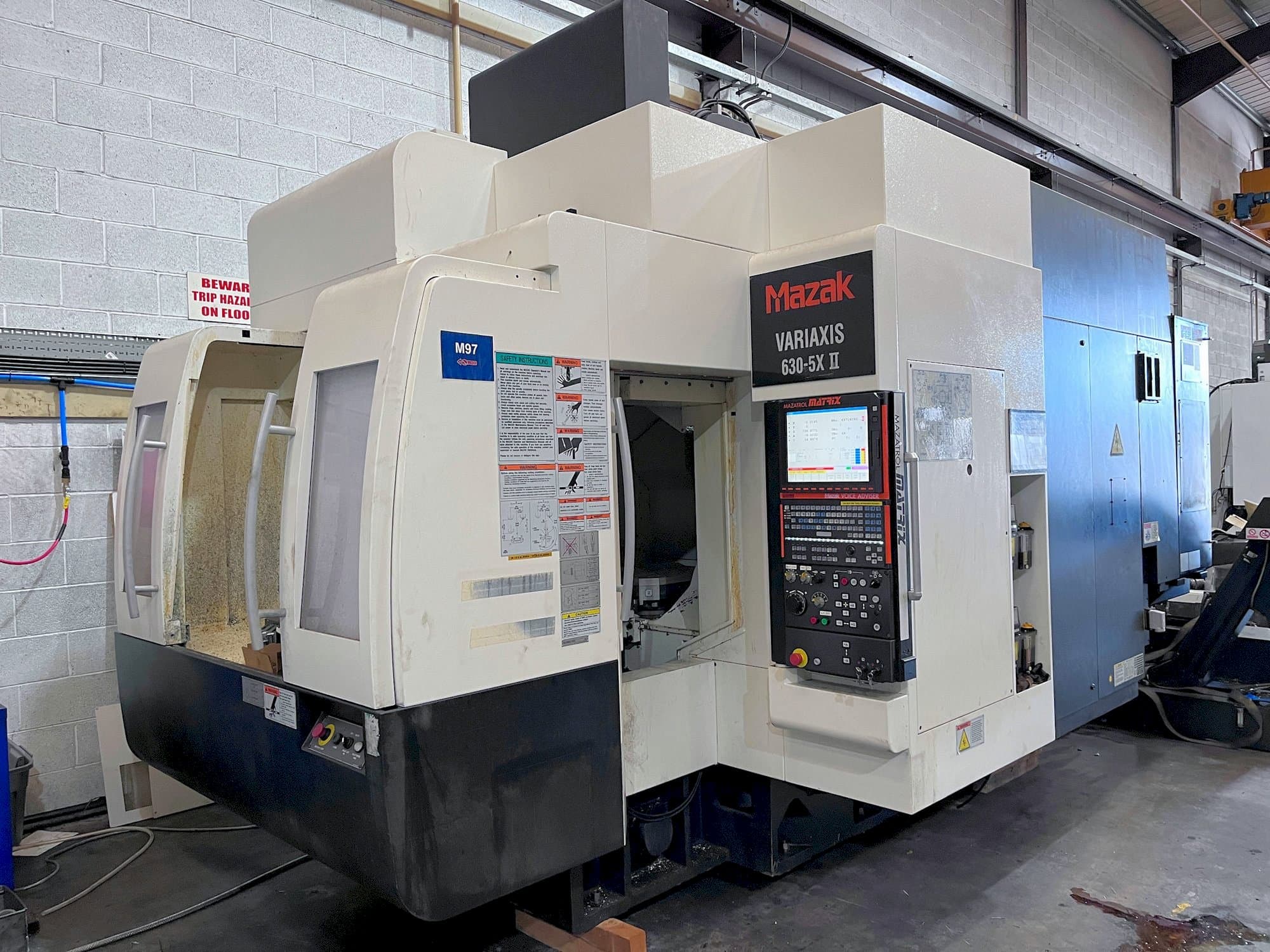 Front view of Mazak 630-5AX II  machine