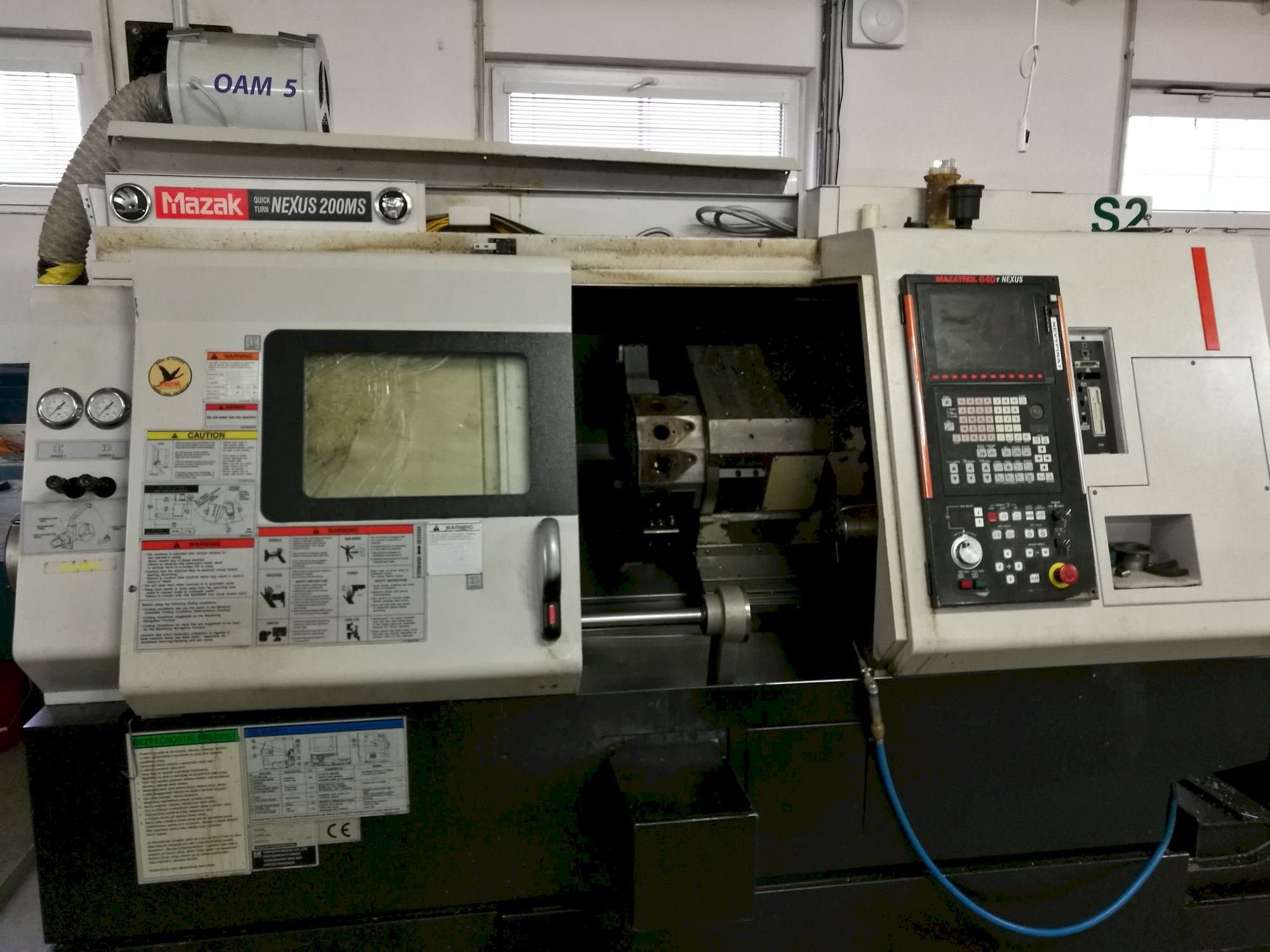 Front view of Mazak QT Nexus-200 MS  machine