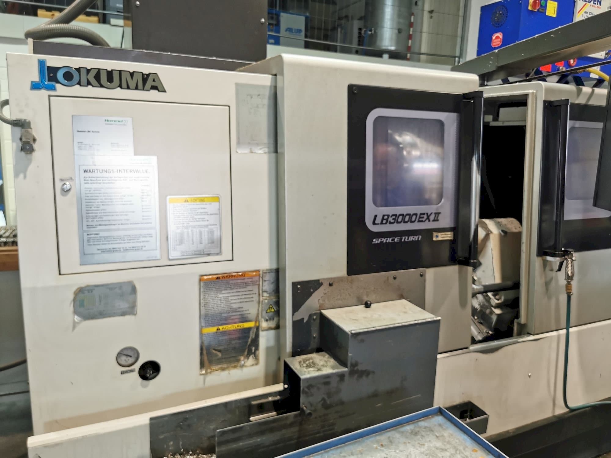 Front view of Okuma LB3000ll EX MC 1000  machine