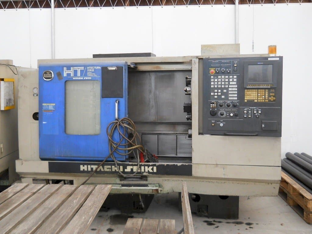 Front view of HITACHI SEIKI HITEC-TURN 23R III  machine