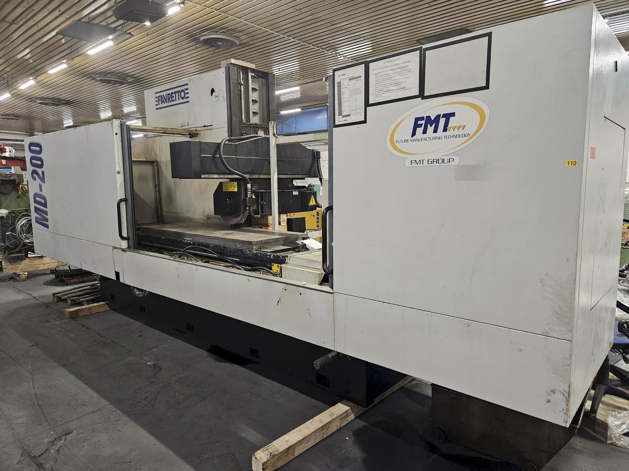 Front view of FAVRETTO MD 200  machine