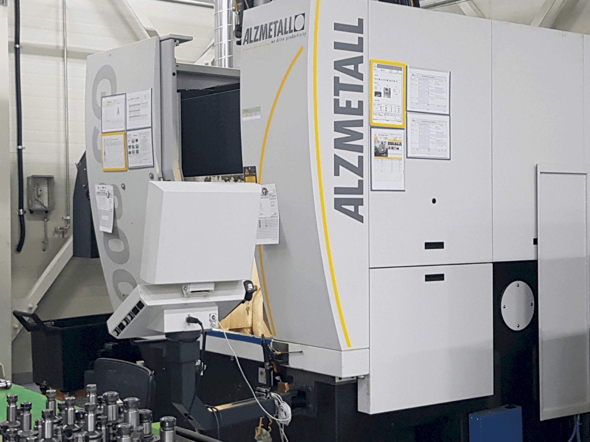 Front view of Alzmetall GS800/5-T  machine