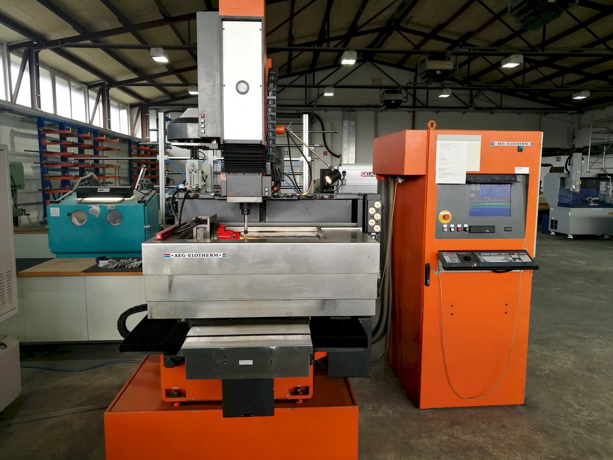 Front view of AEG-Elotherm Elbomat 222 BA  machine