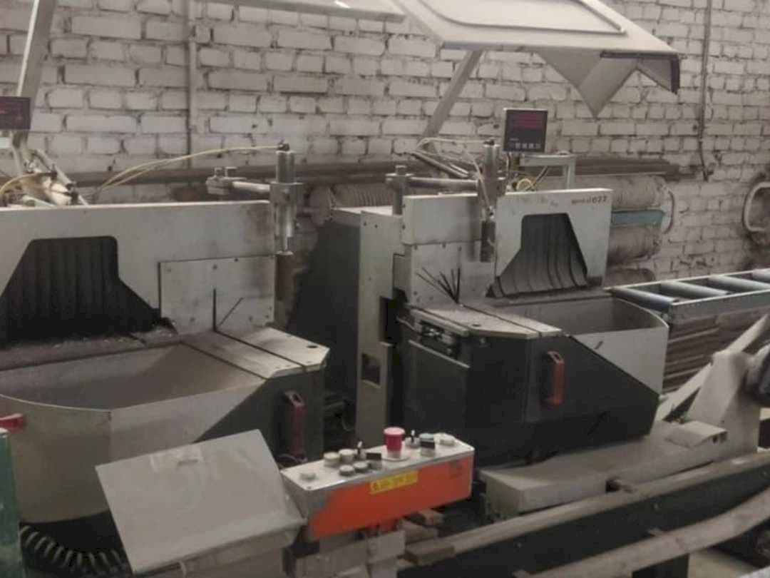 Front view of Elumatec DG 104/02 + E111  machine