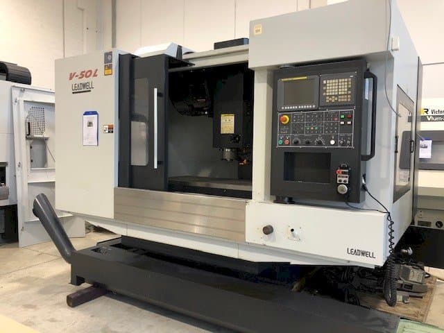 Front view of Leadwell V50L  machine