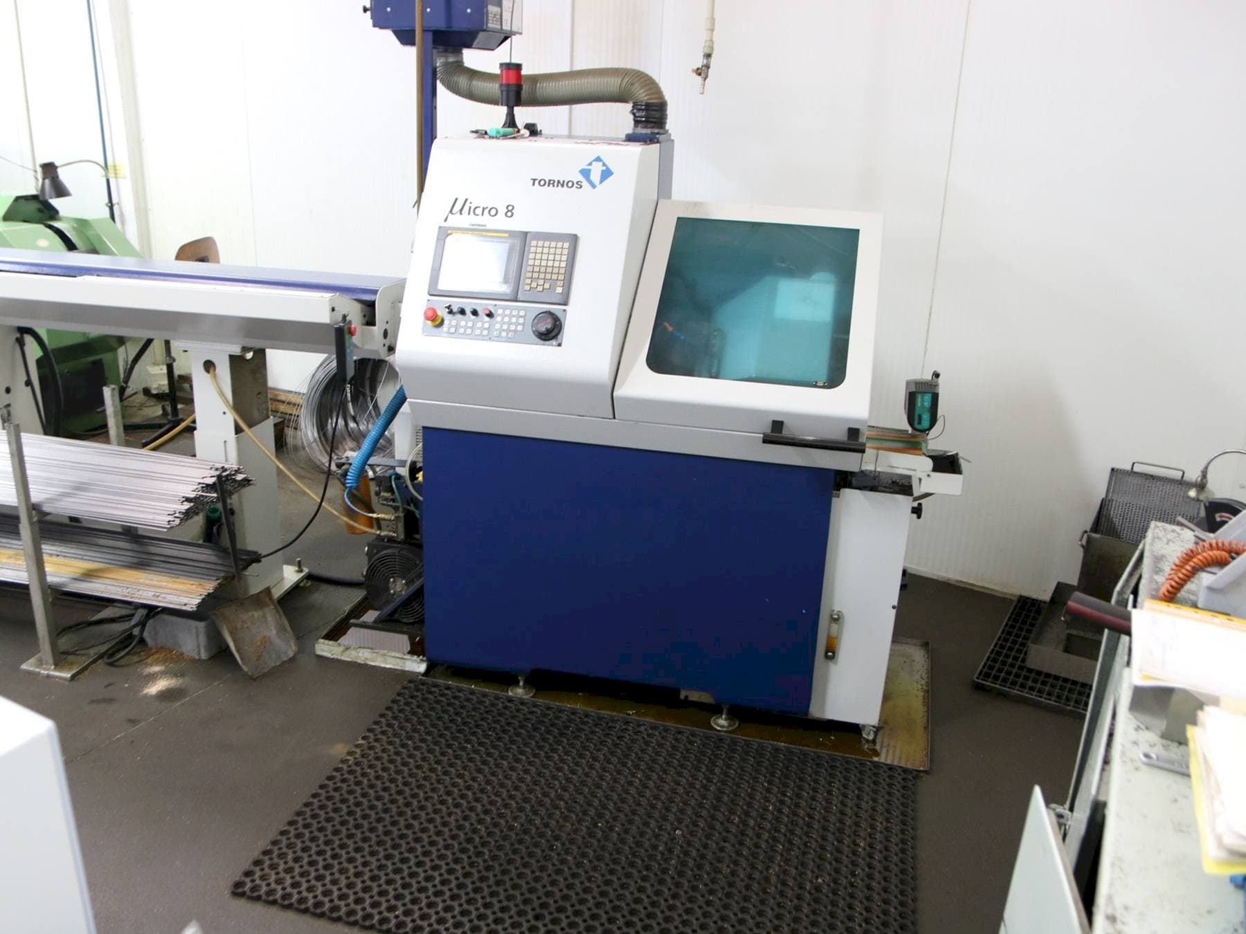 Front view of Tornos Micro 8  machine