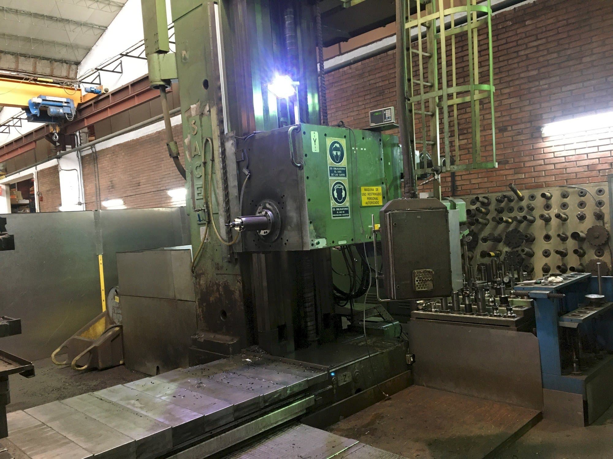 Front view of Sacem									 M.S.T 130 C/N  machine