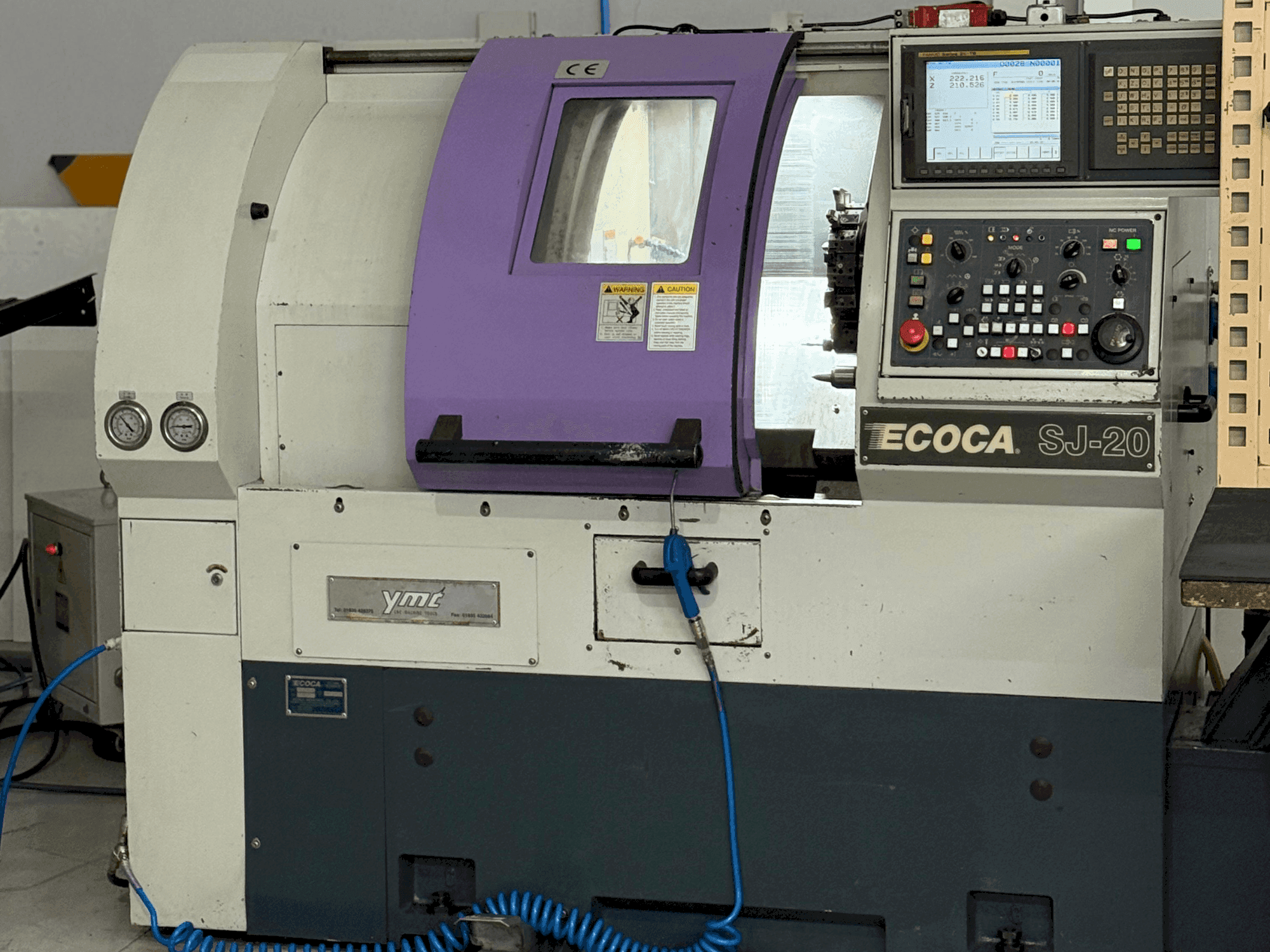 Front view of ECOCA SJ-20  machine