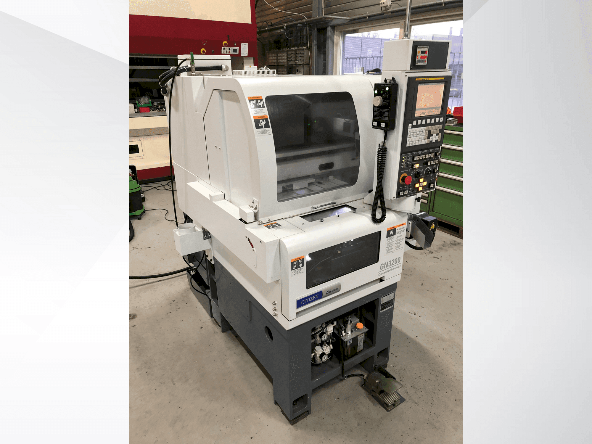 Front view of Citizen Miyano GN-3200  machine