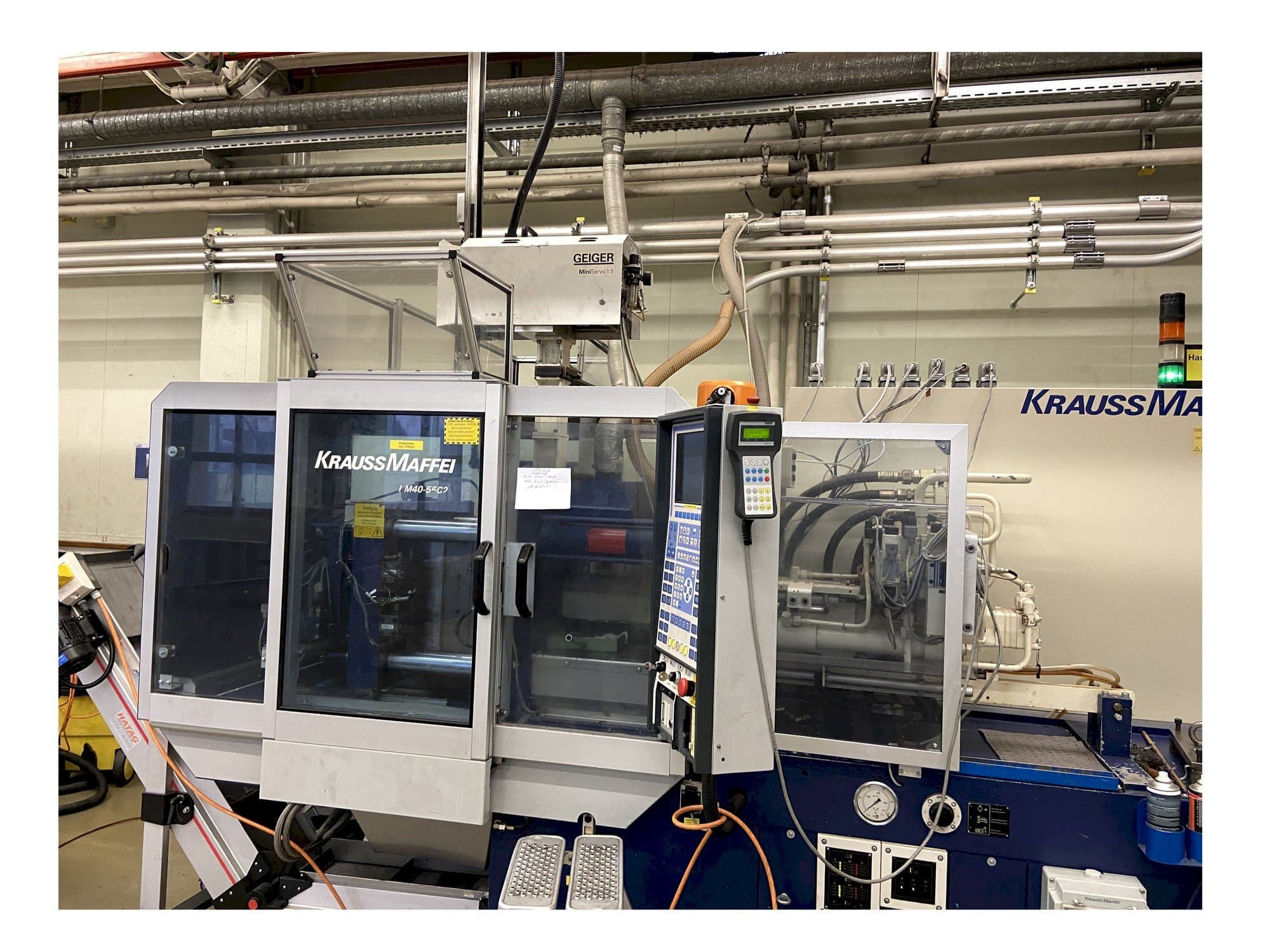 Front view of Krauss Maffei 40-55 C2  machine