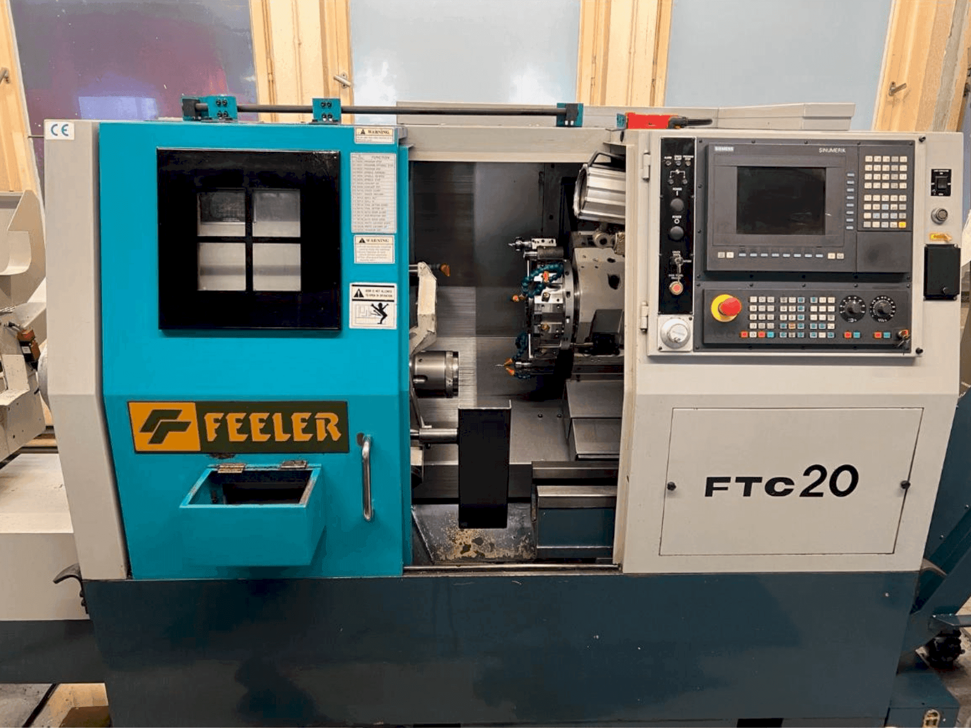 Front view of Feeler FTC 20  machine