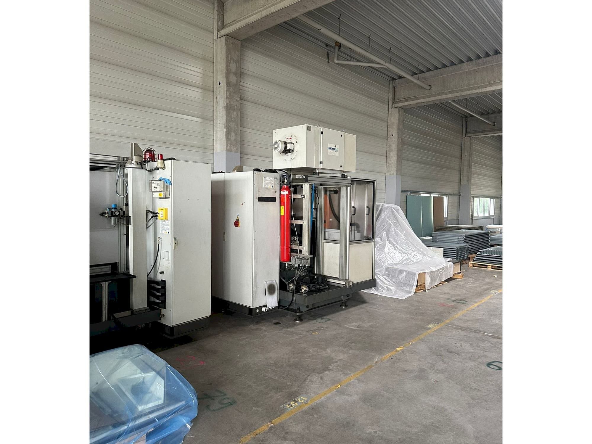 Front view of Geiger CNC  machine