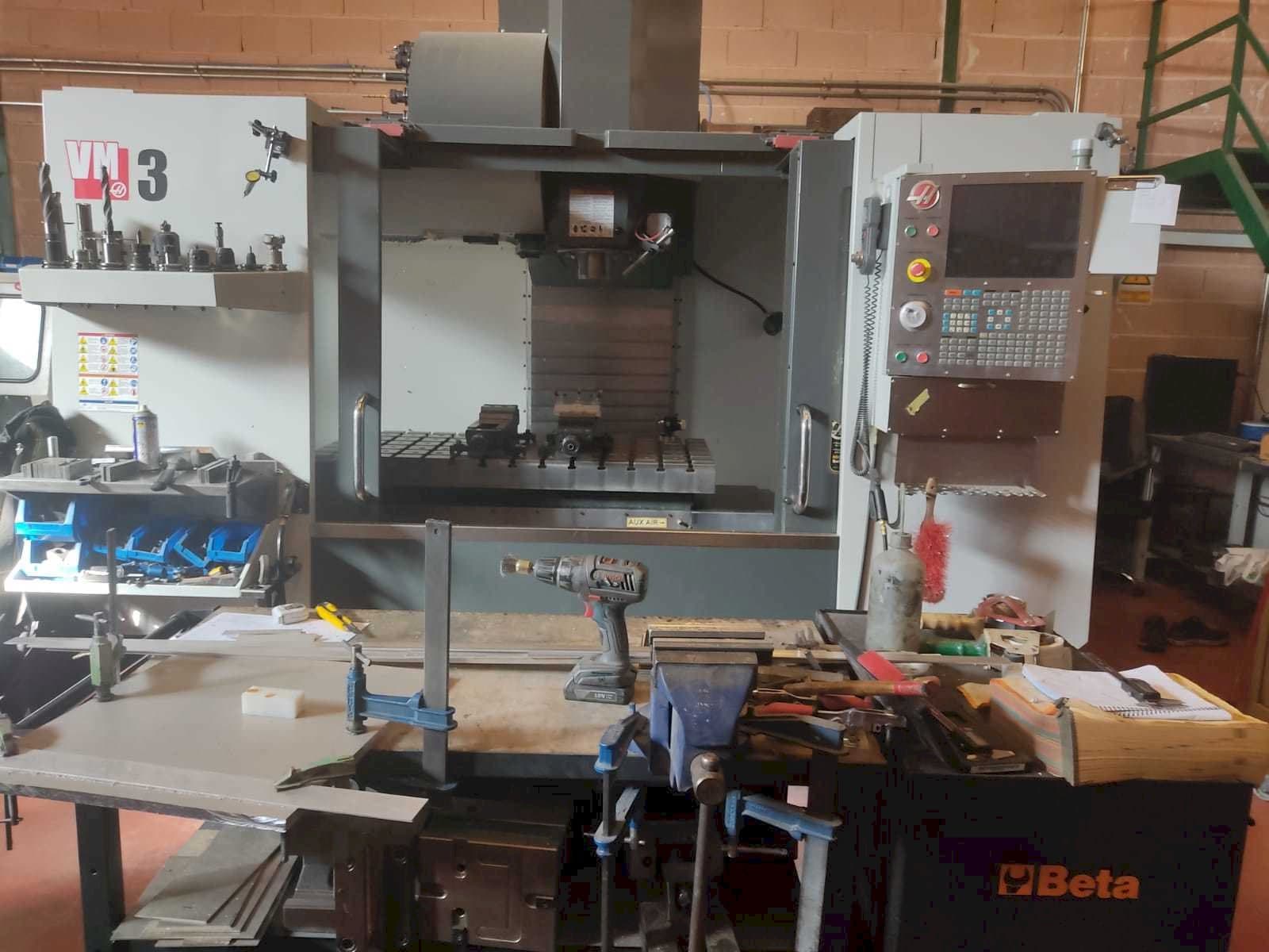 Front view of HAAS VM-3  machine