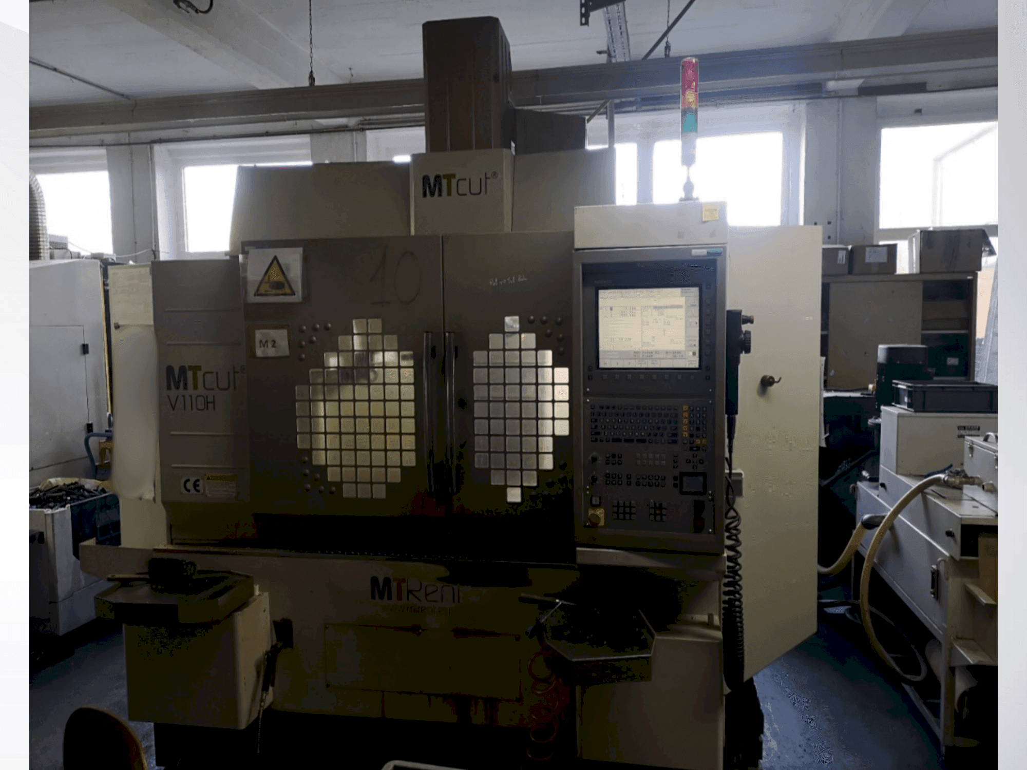 Front view of MTcut V110H  machine