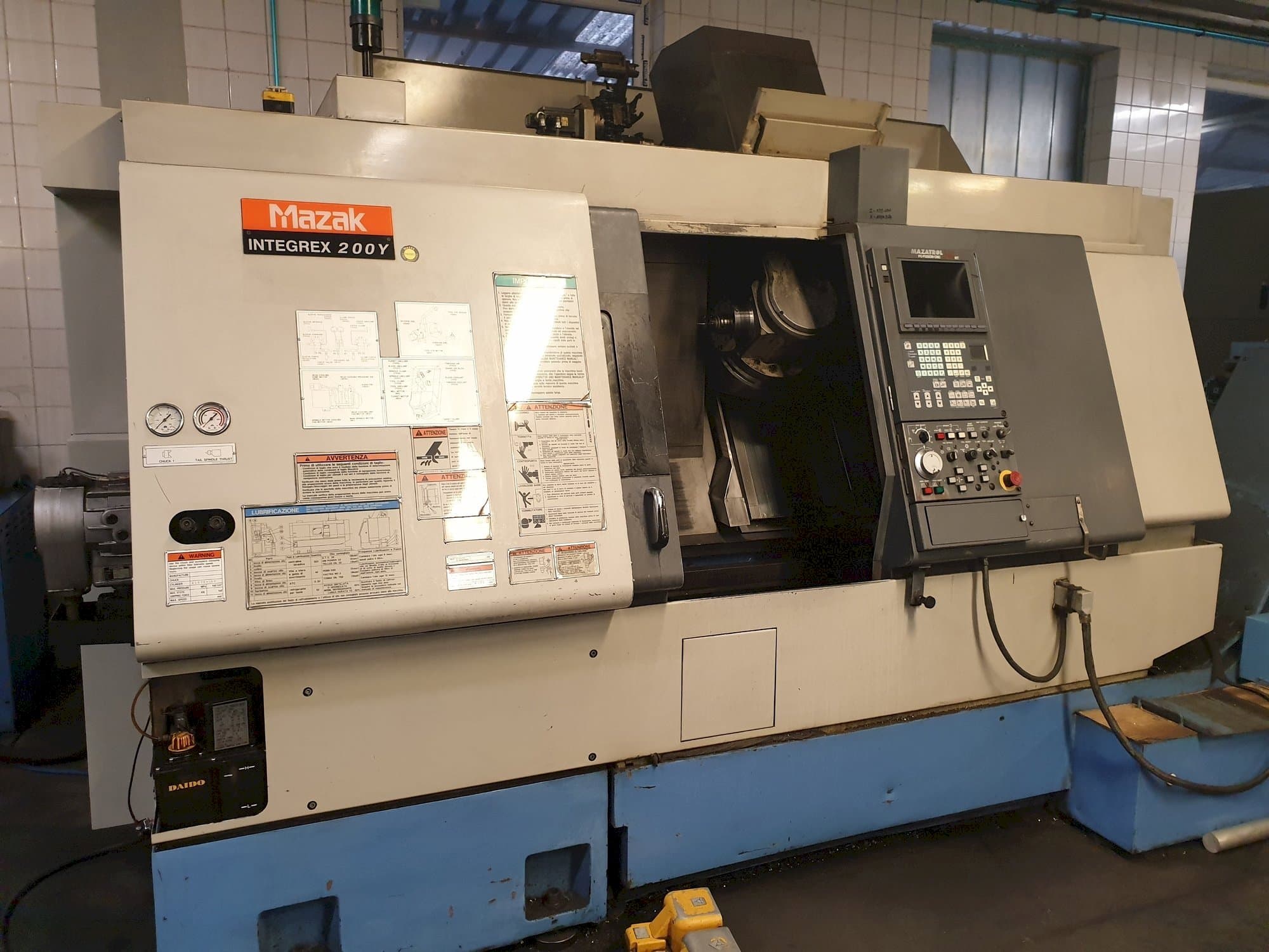 Front view of Mazak Integrex 200 Y  machine