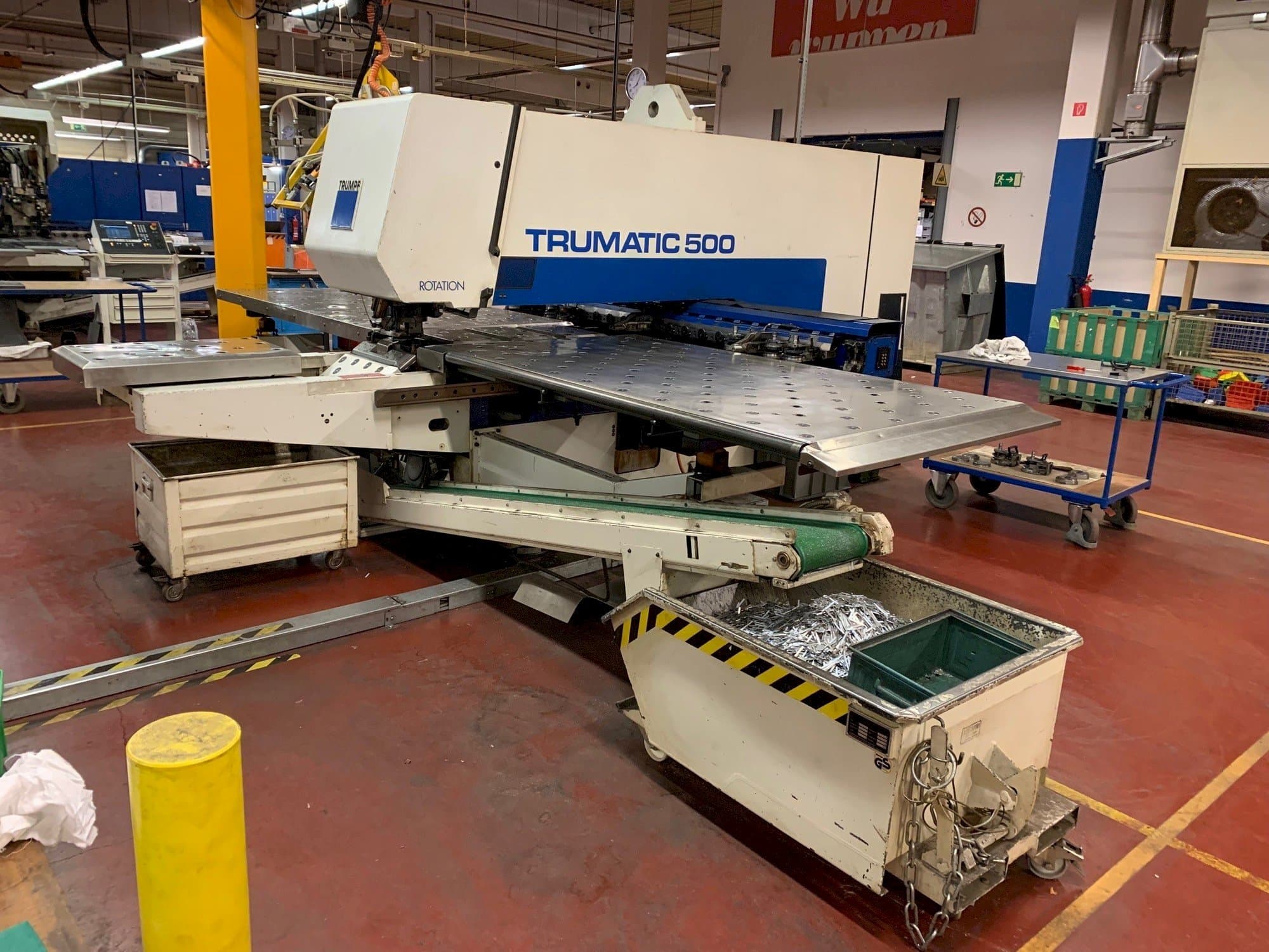 Front view of Trumpf TC 500 R  machine