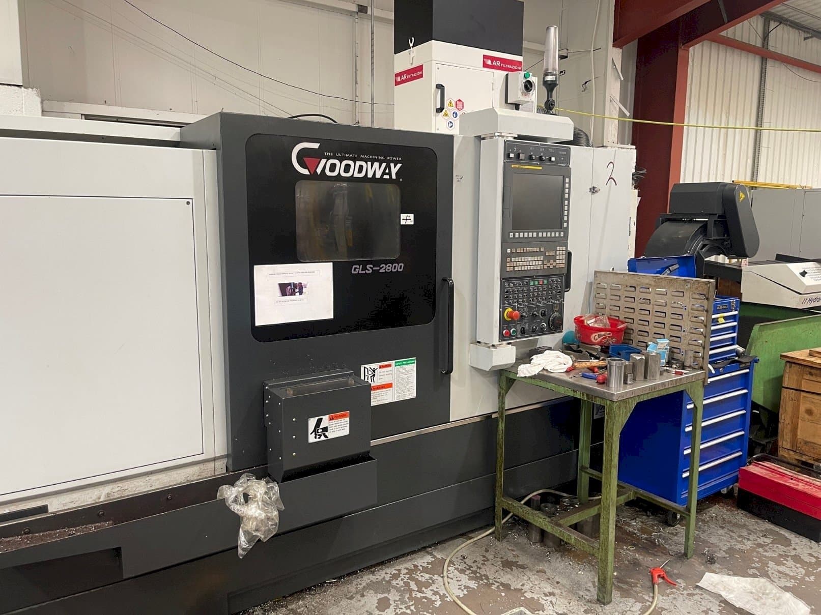 Front view of Goodway GLS-2800  machine