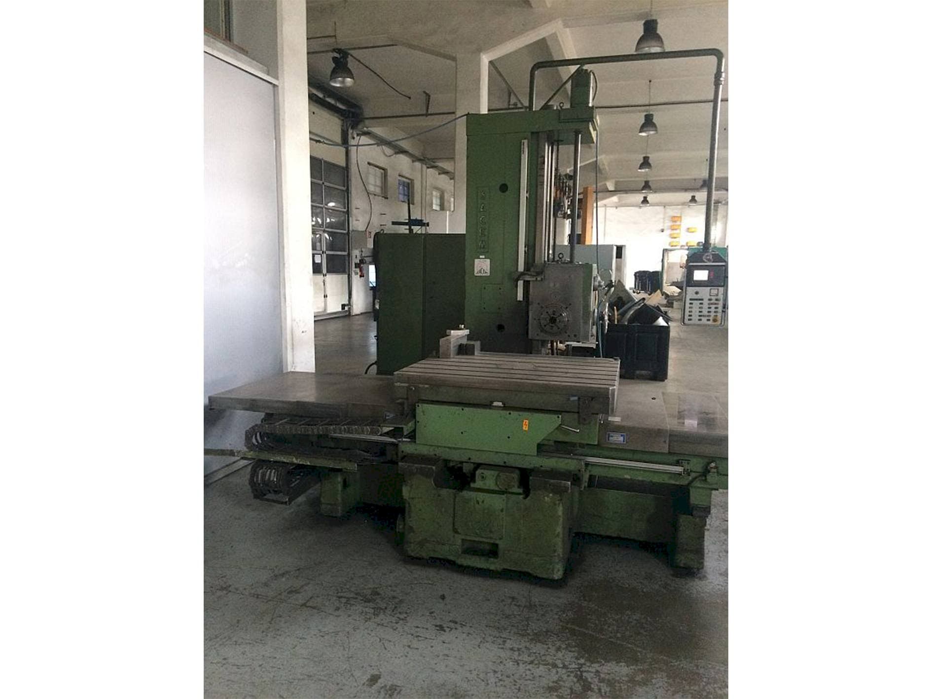 Front view of Sacem									 MST-XC/110 A/C  machine