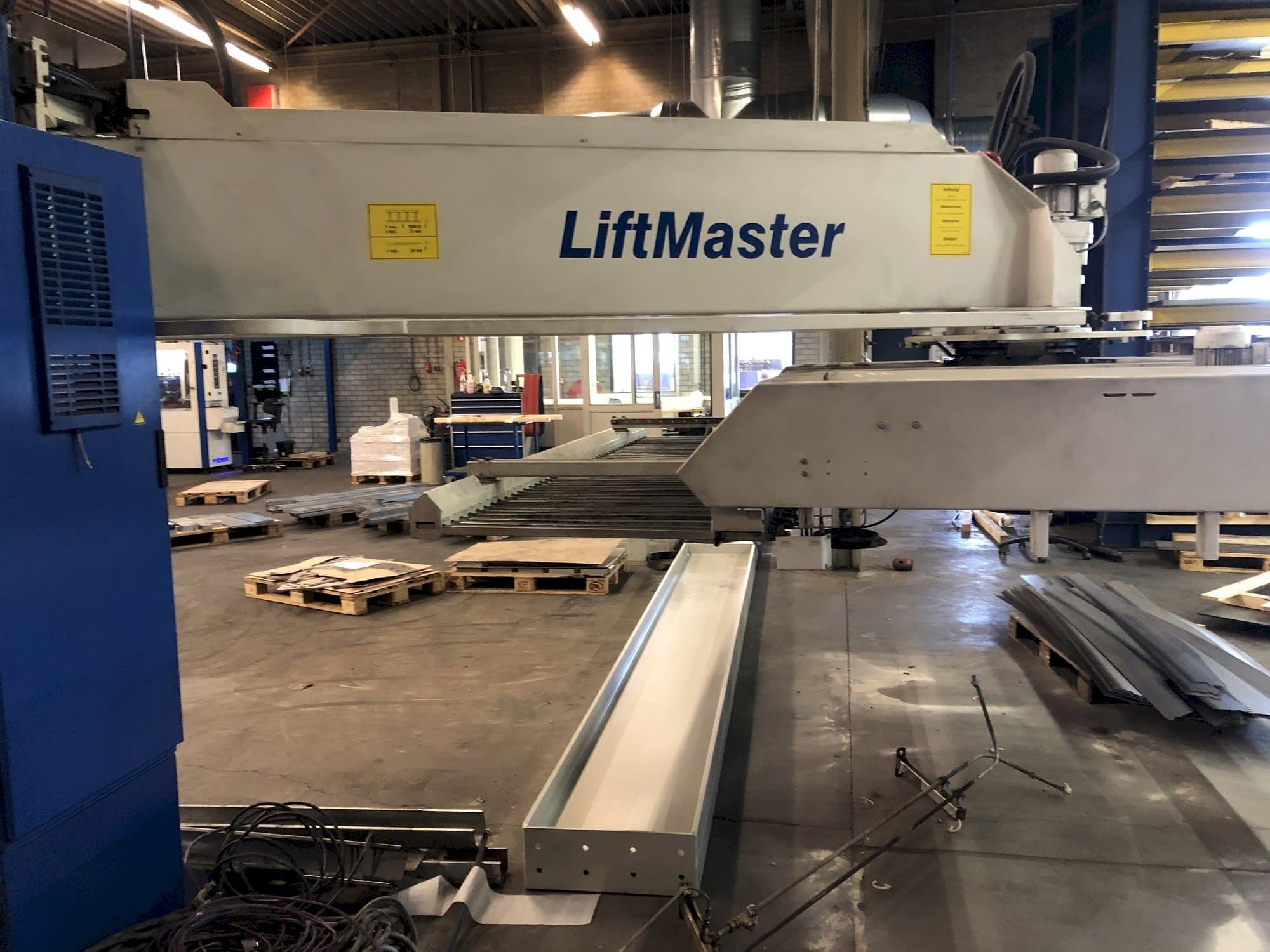 Front view of Trumpf Liftmaster  machine