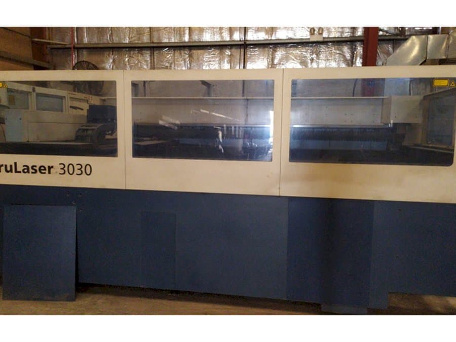 Front view of Trumpf TruLaser 3030  machine